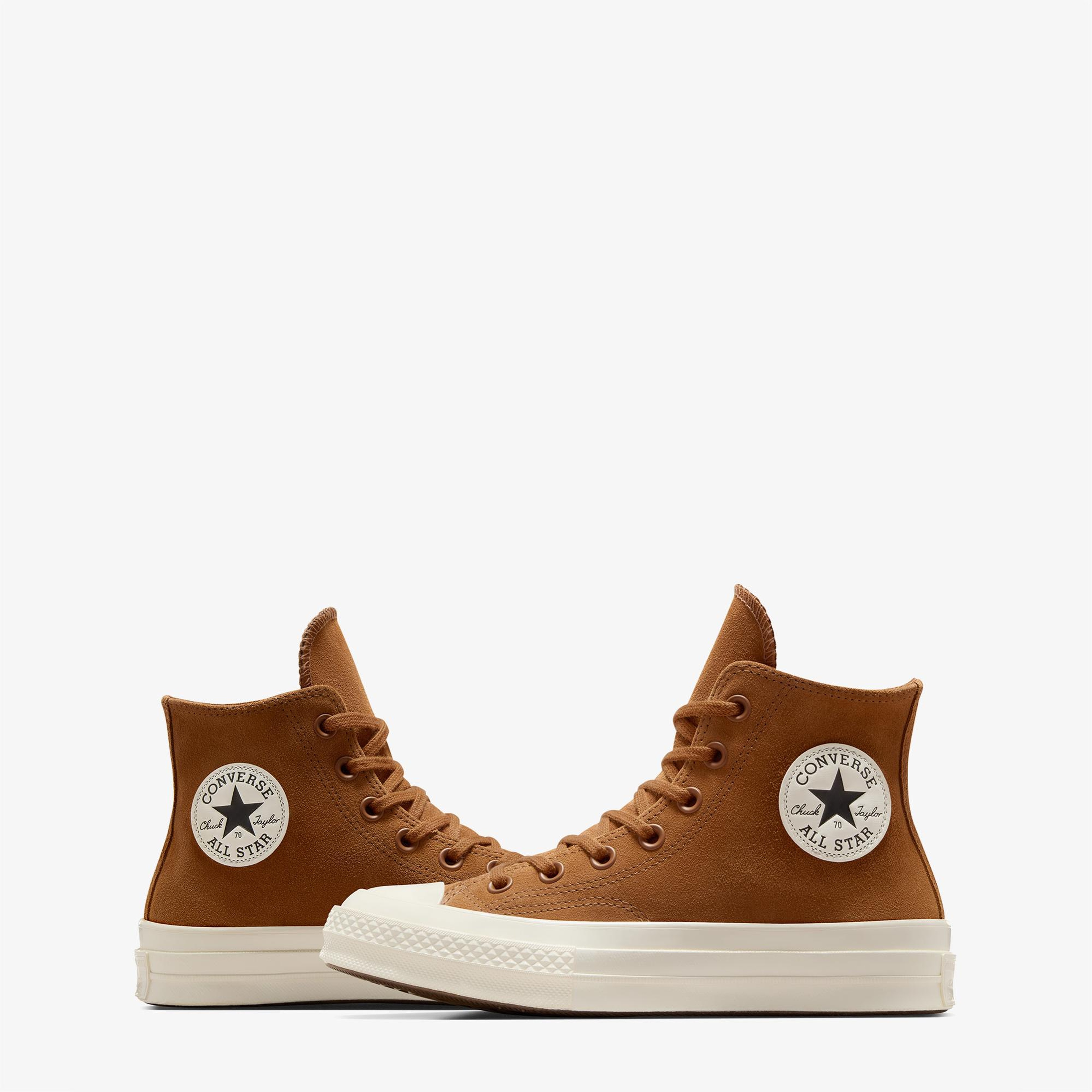 Converse Chuck 70 Unisex Kahverengi Süet Sneaker