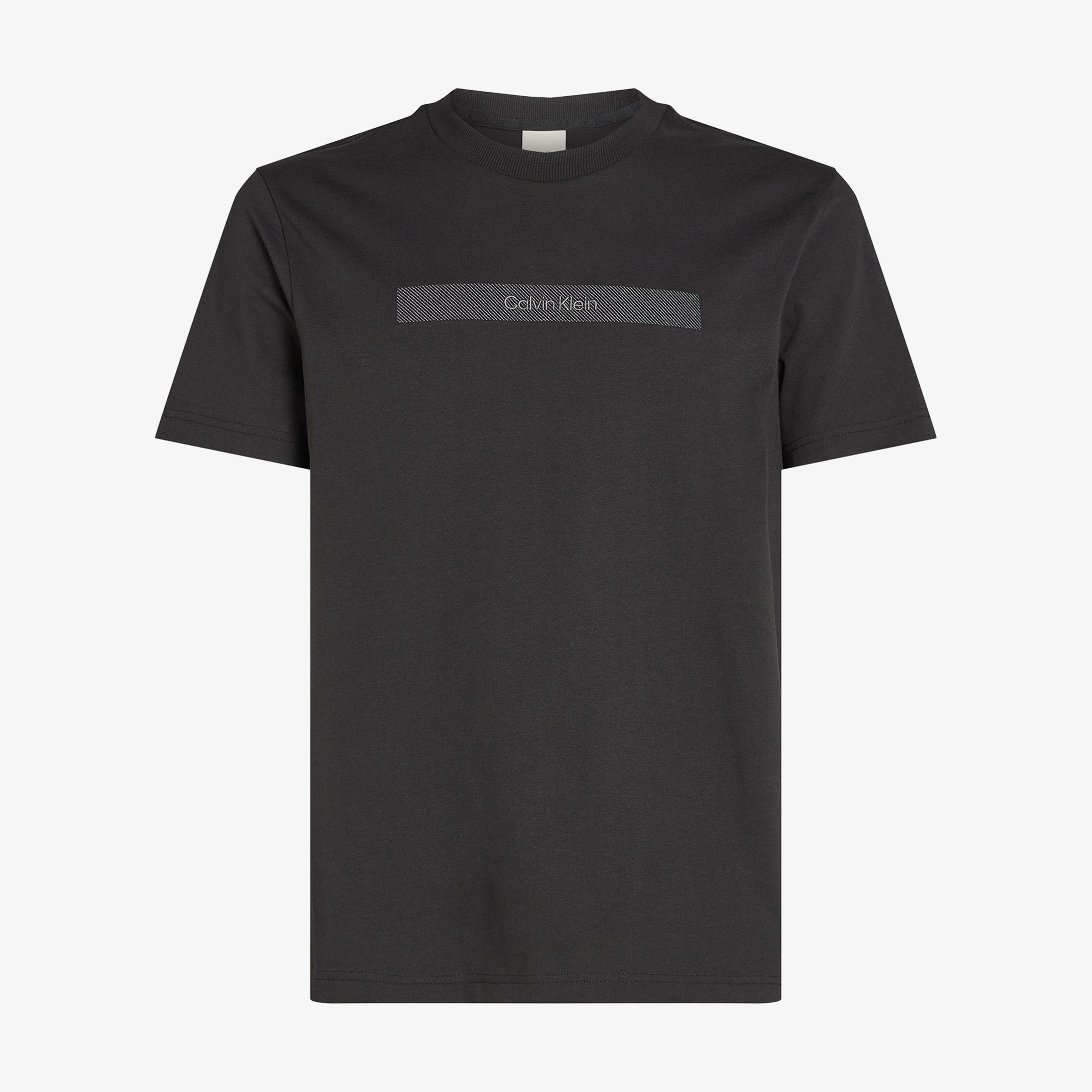 Calvin Klein Structured Embroidery Erkek Siyah T-Shirt