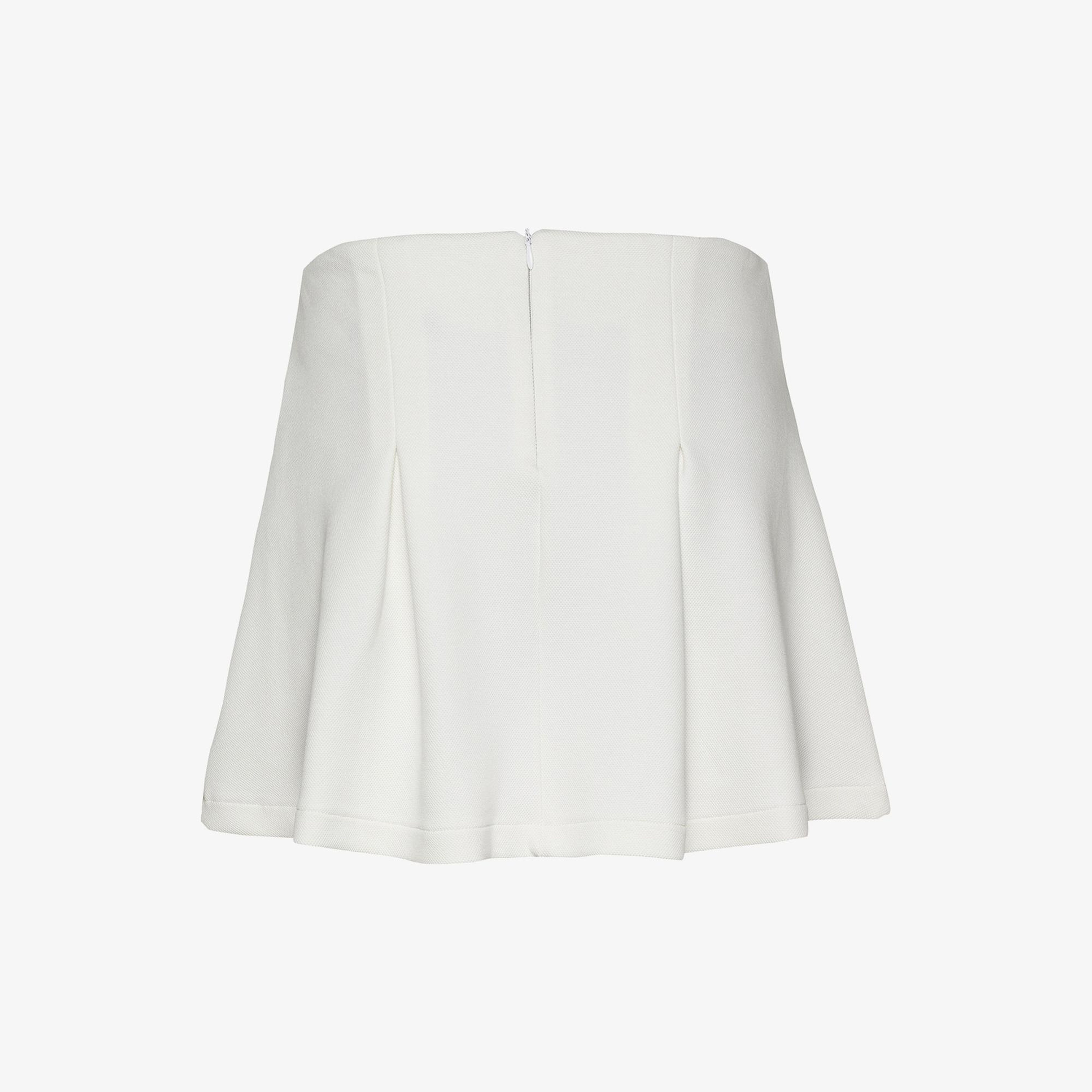 Tommy Jeans Pique Badge F&F Ext Kadın Beyaz Etek