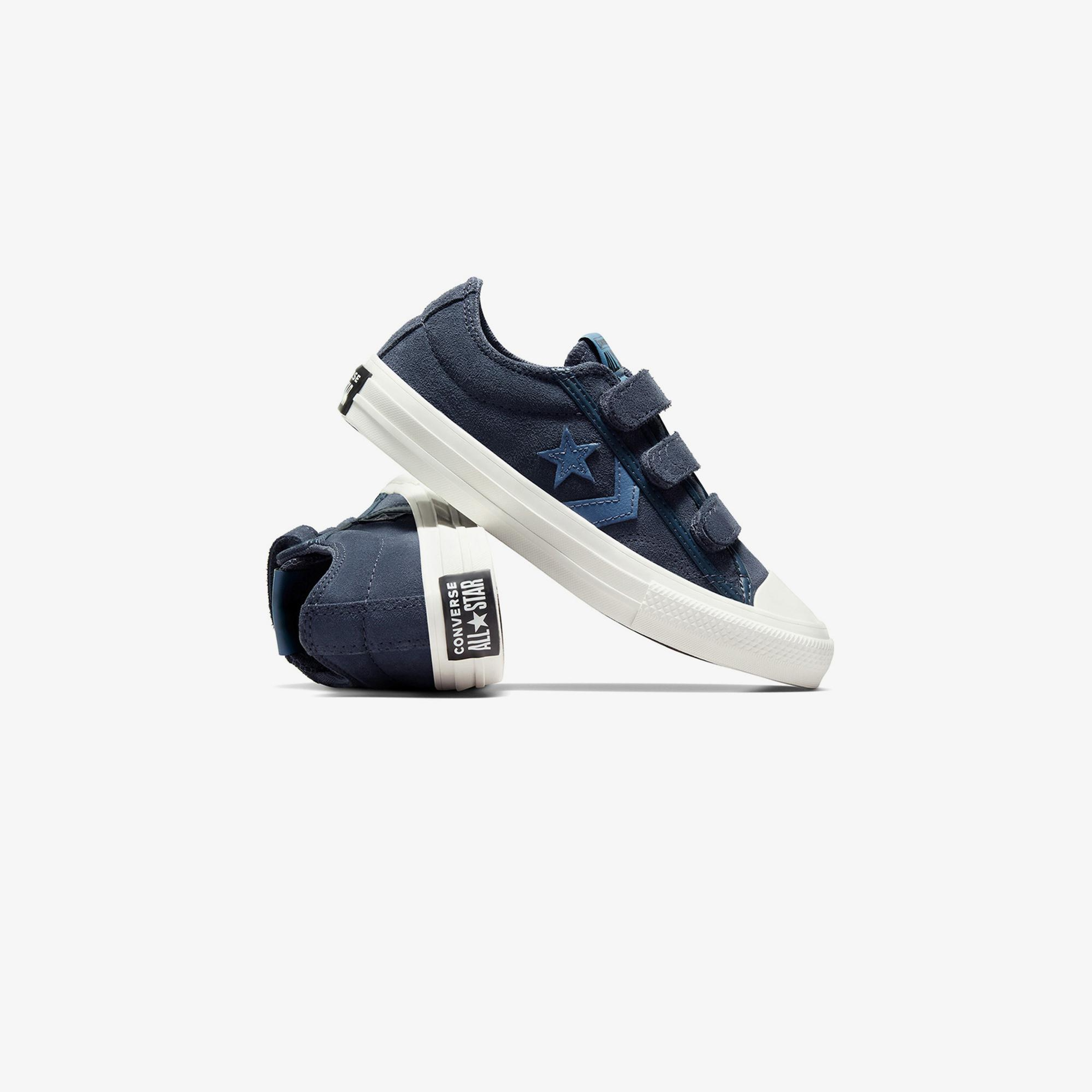 Converse Star Player 76 Çocuk Lacivert Süet Sneaker