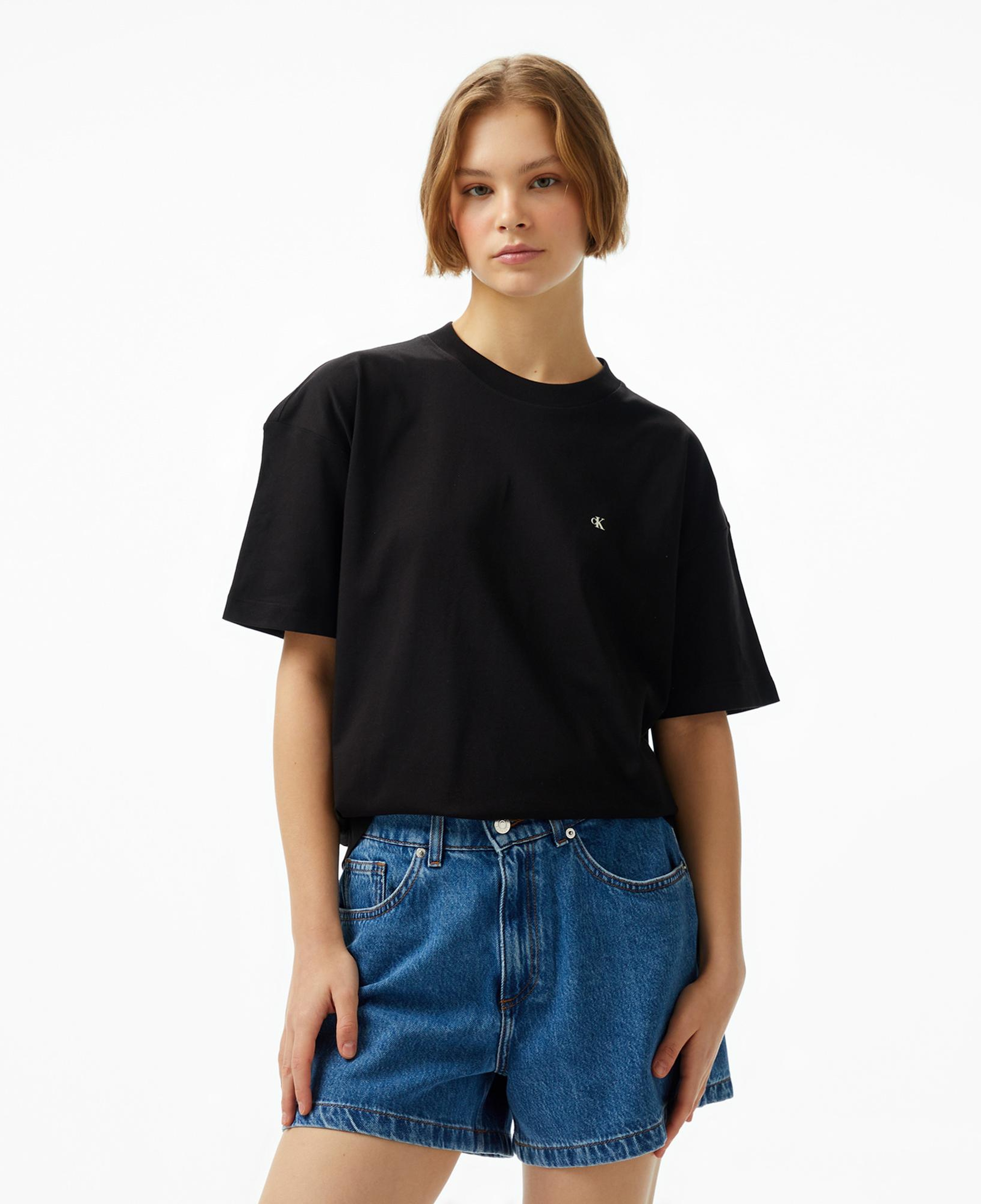 Calvin Klein Kadın Siyah T-Shirt