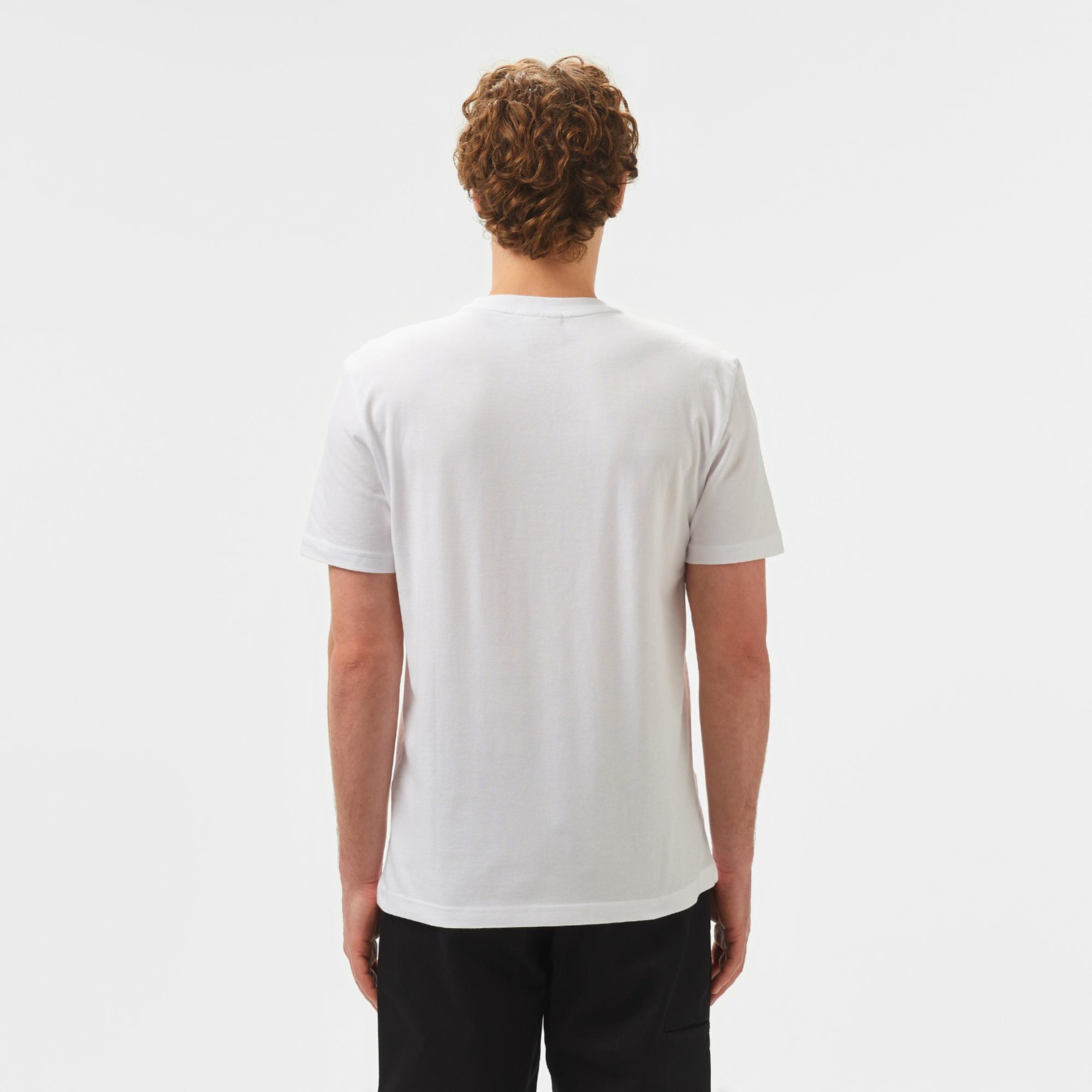 Calvin Klein Enlarged Logo Erkek Beyaz T-Shirt