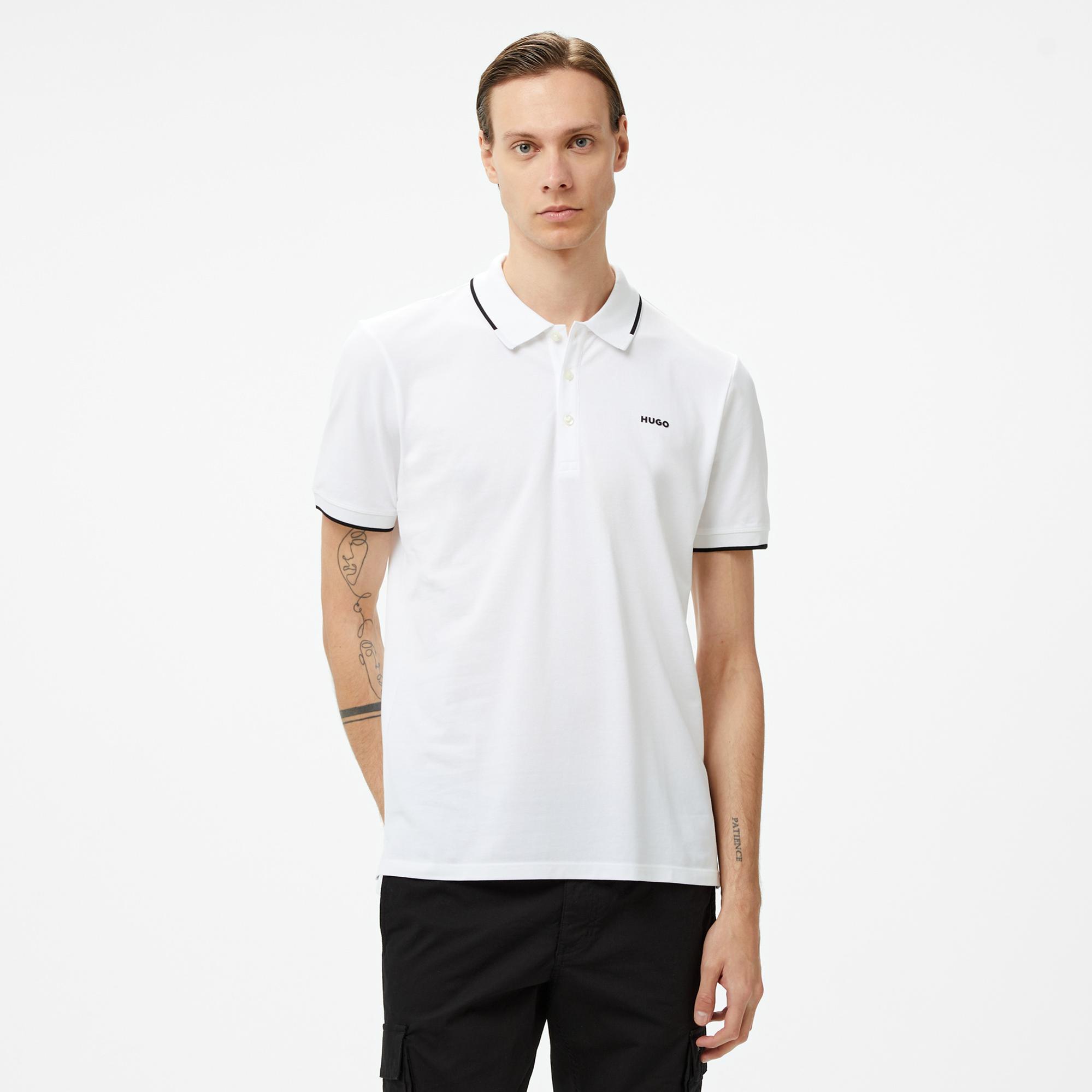 Hugo Dinoso 222 Erkek Beyaz Polo