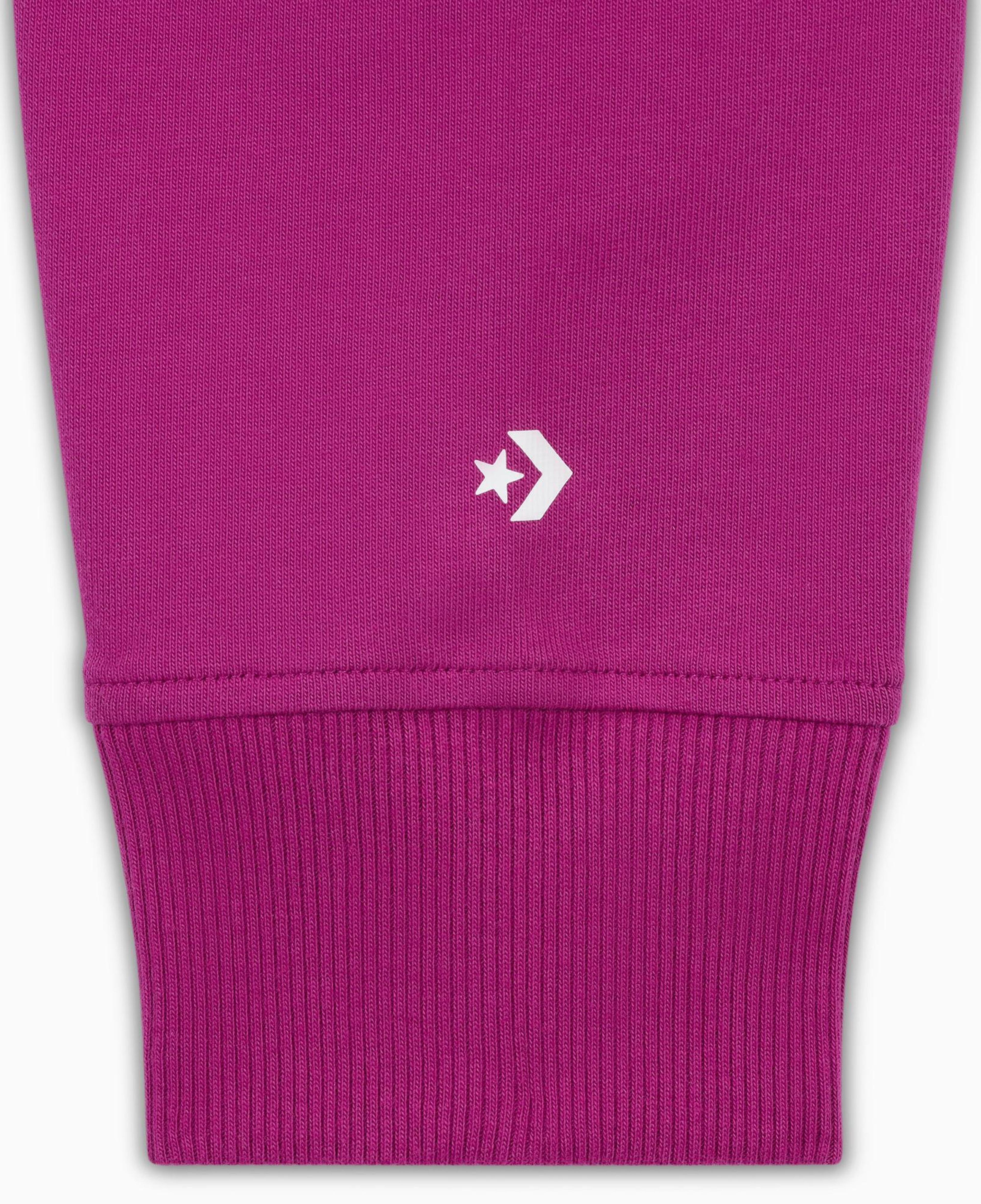 Converse Kadın Baskılı Mor Sweatshirt