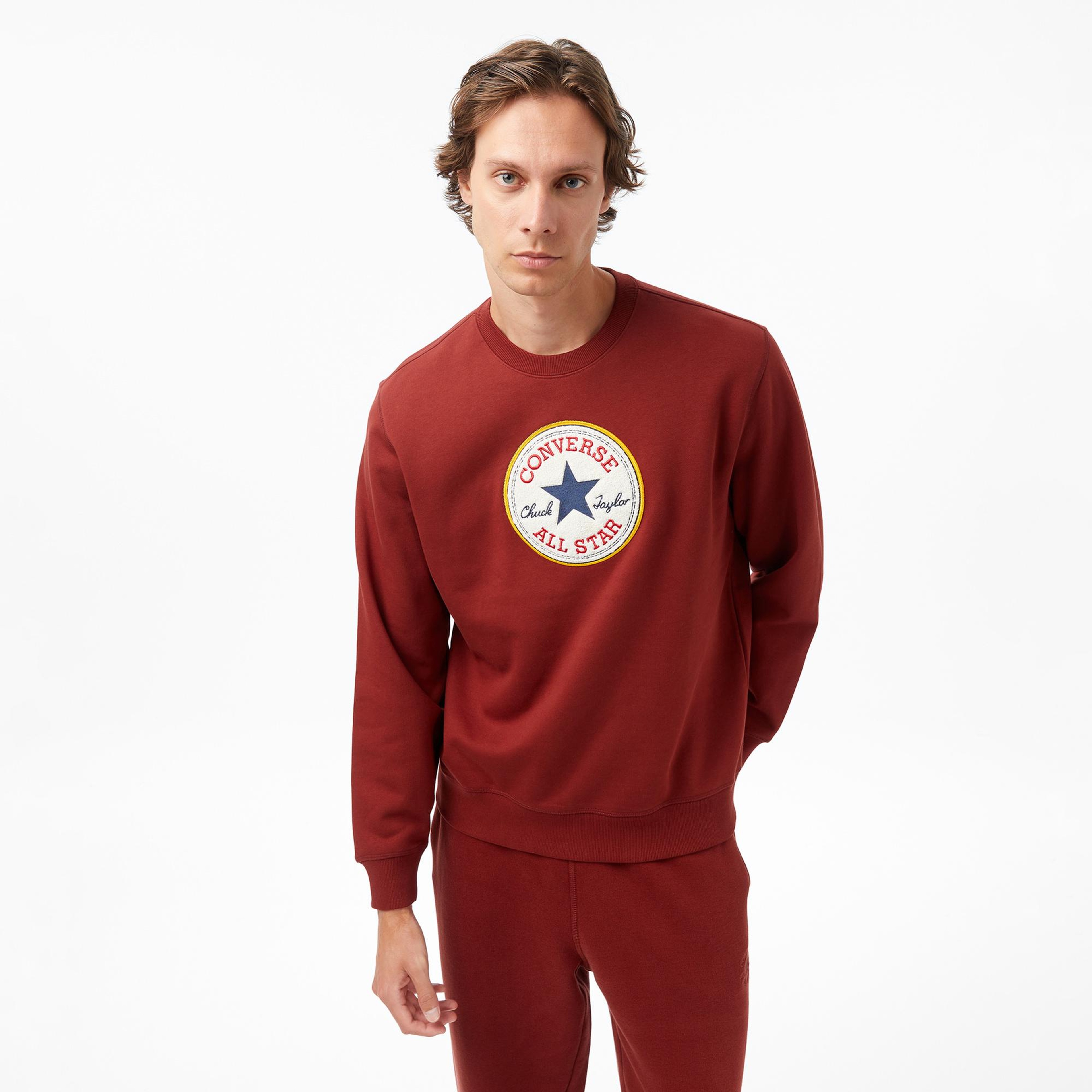 Converse Erkek Bordo Sweatshirt
