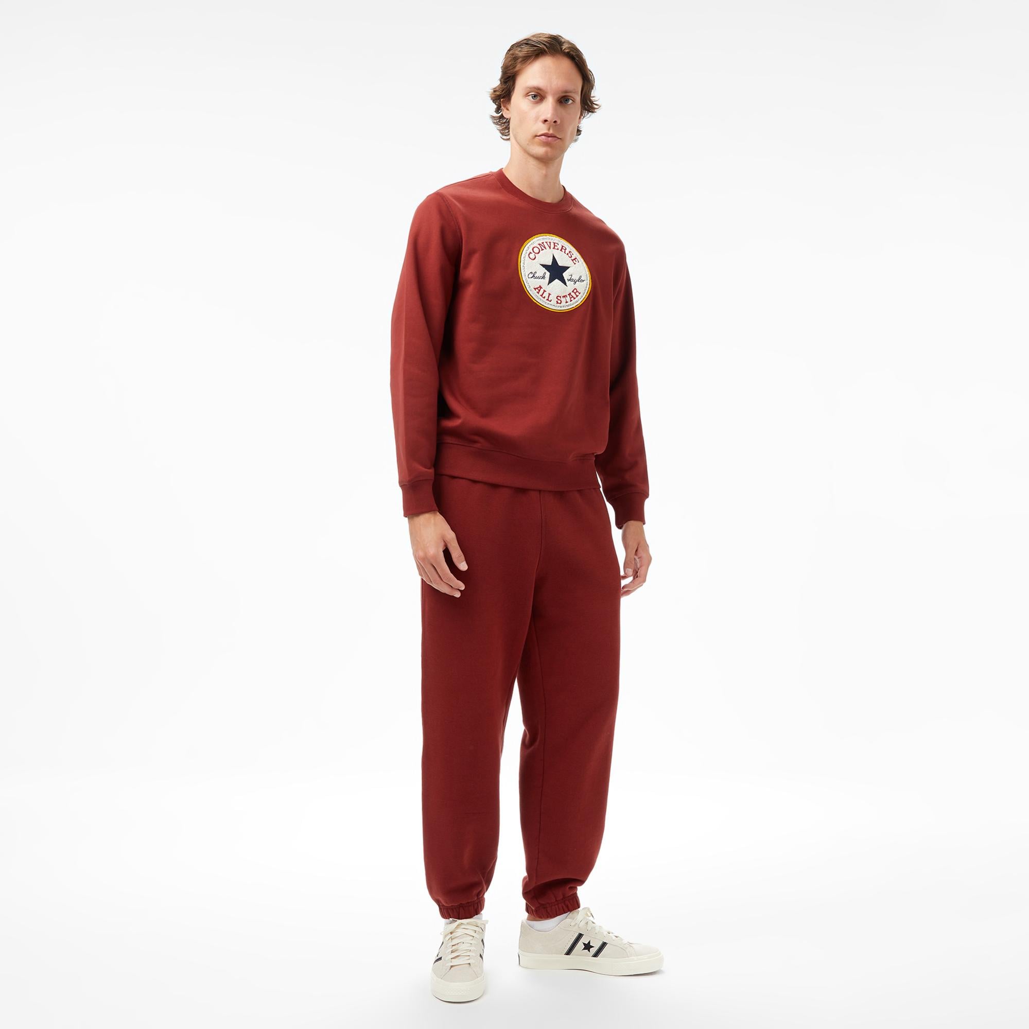 Converse Erkek Bordo Sweatshirt