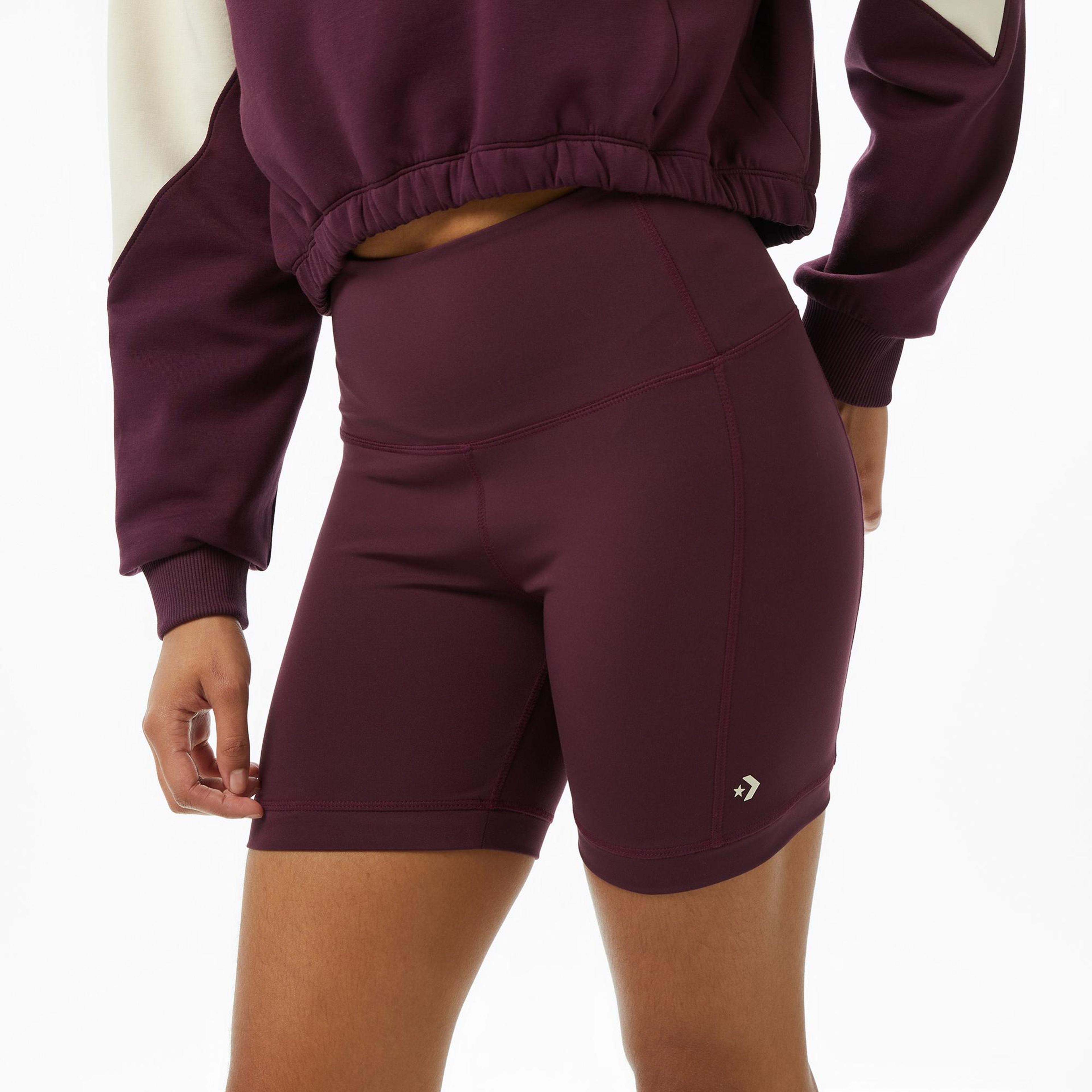 Converse Kadın Bordo Kısa Tayt