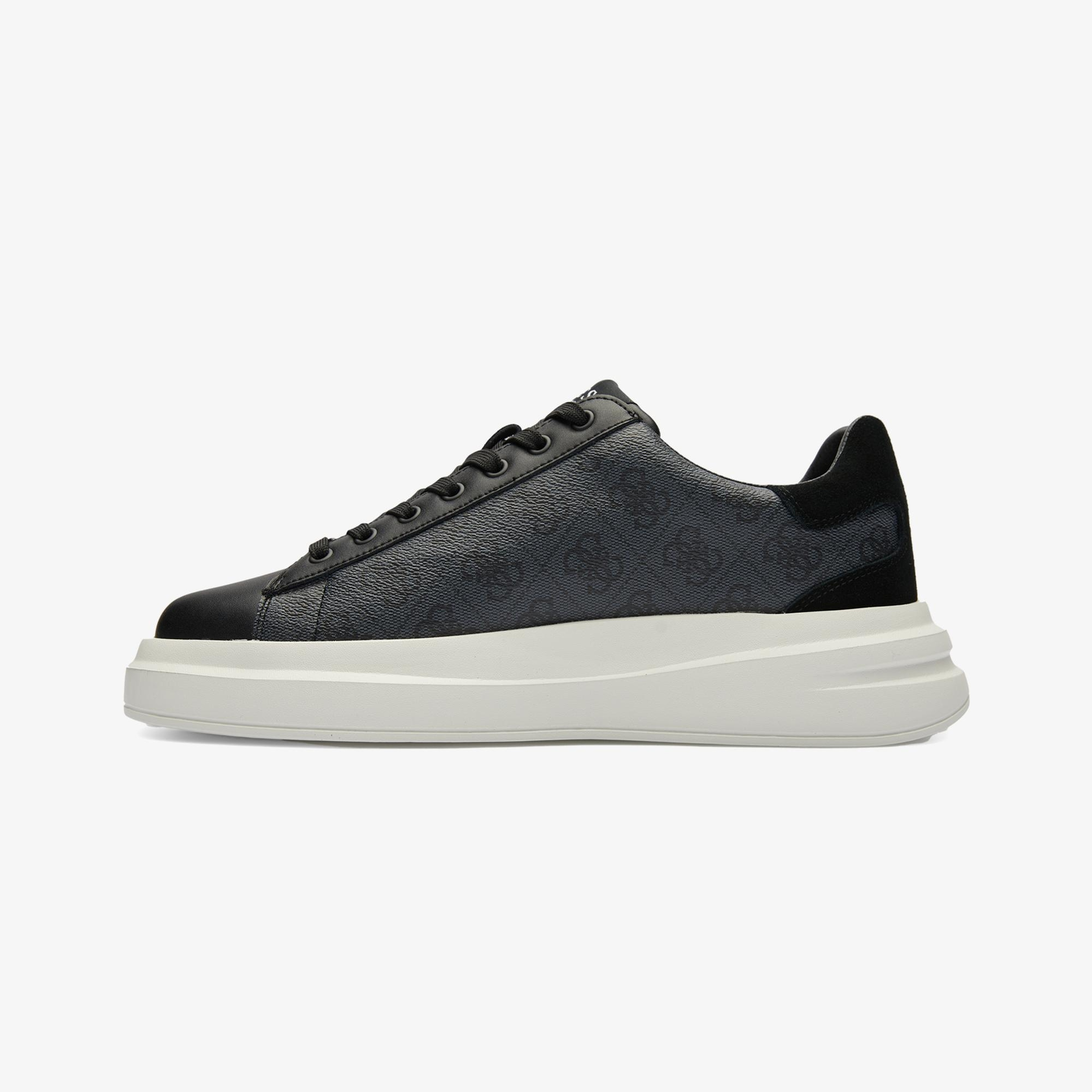 Guess Elba Carryover Logo Erkek Siyah Sneaker