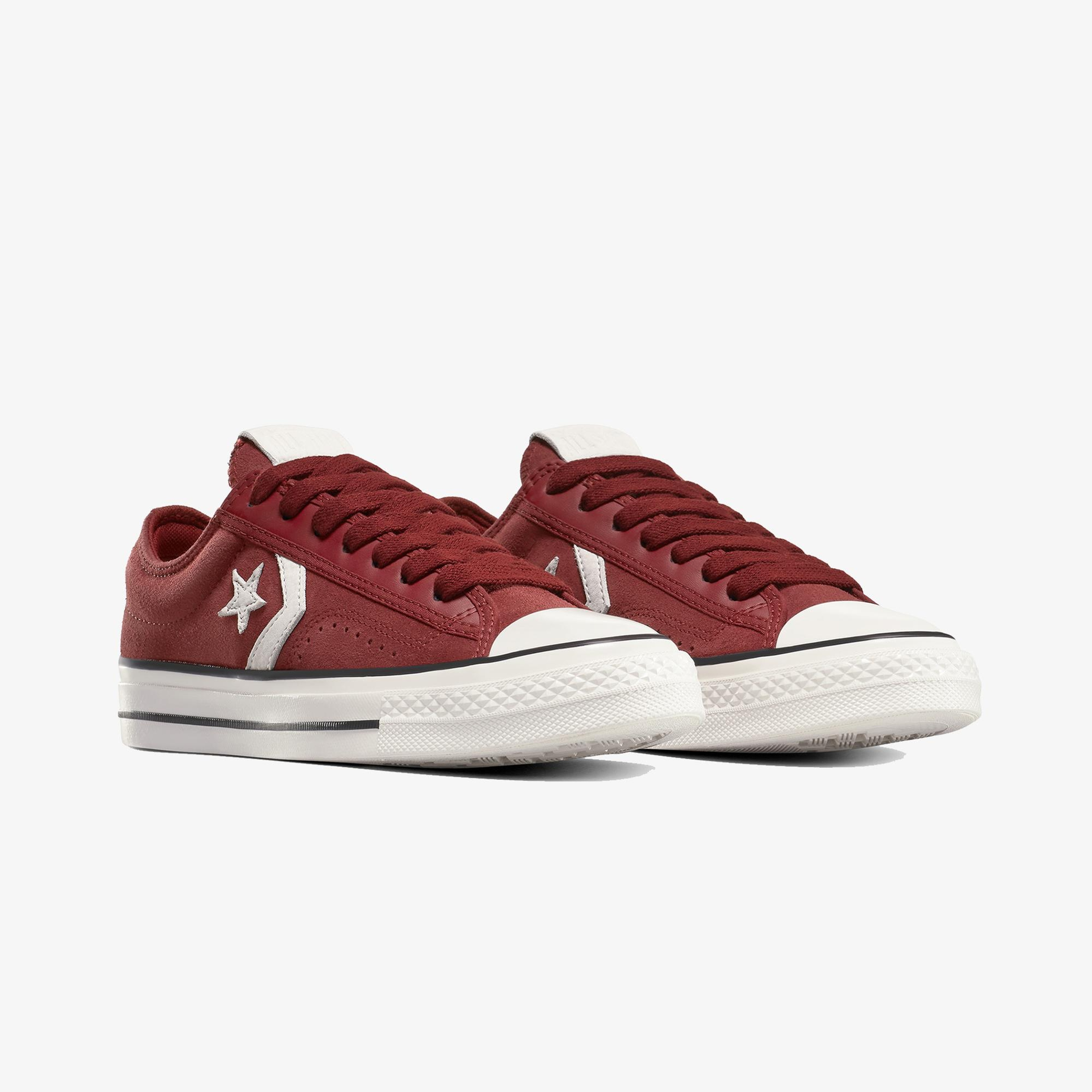 Converse Star Player 76 Suede Unisex Bordo Sneaker