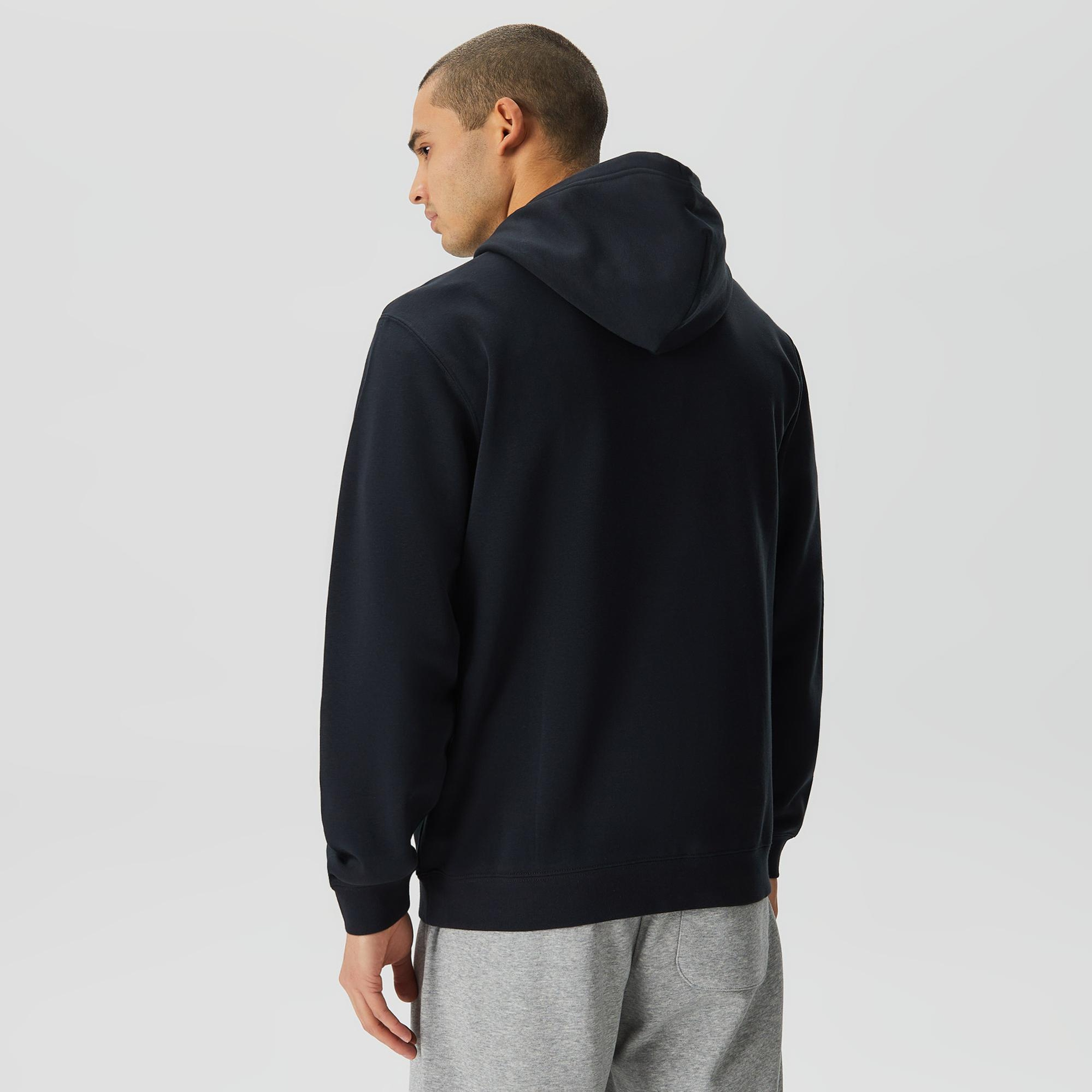 Converse Go-To Wordmark Standard Fit Fleece Pullover Unisex Siyah Sweatshirt