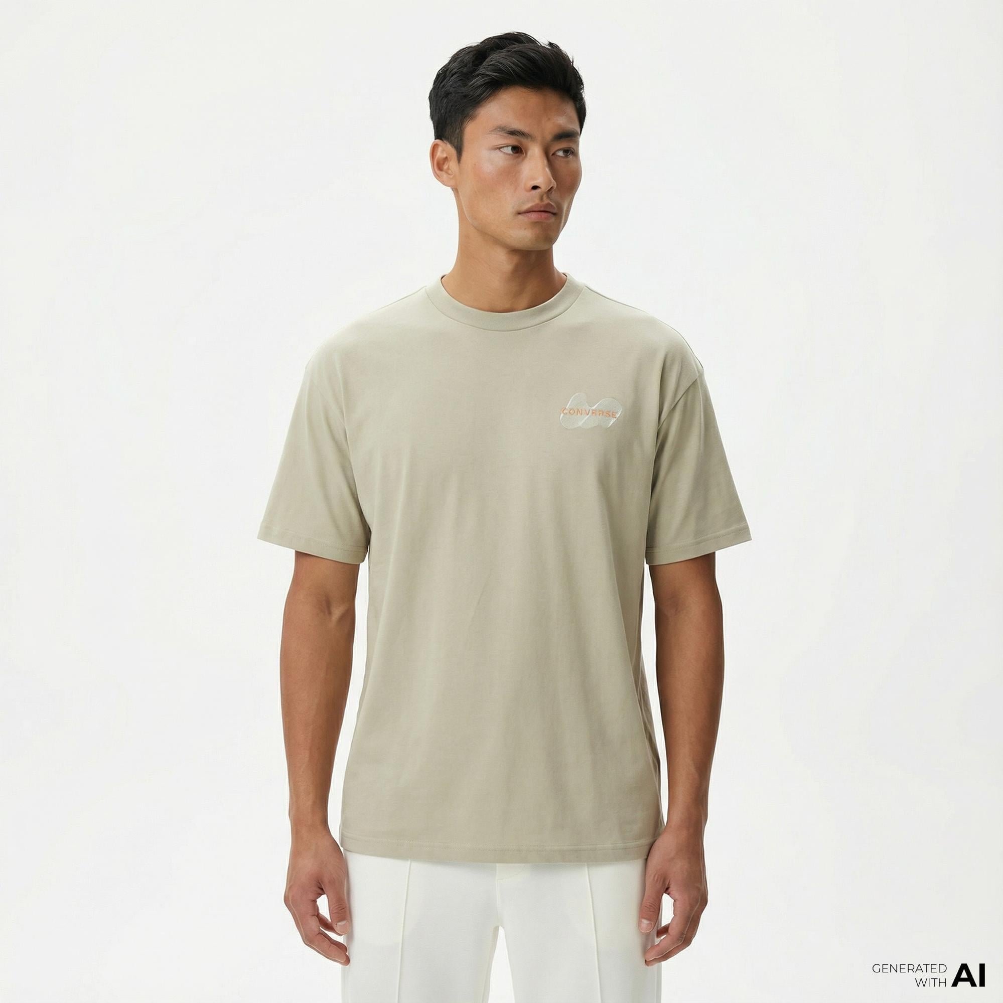 Converse Erkek Haki T-Shirt