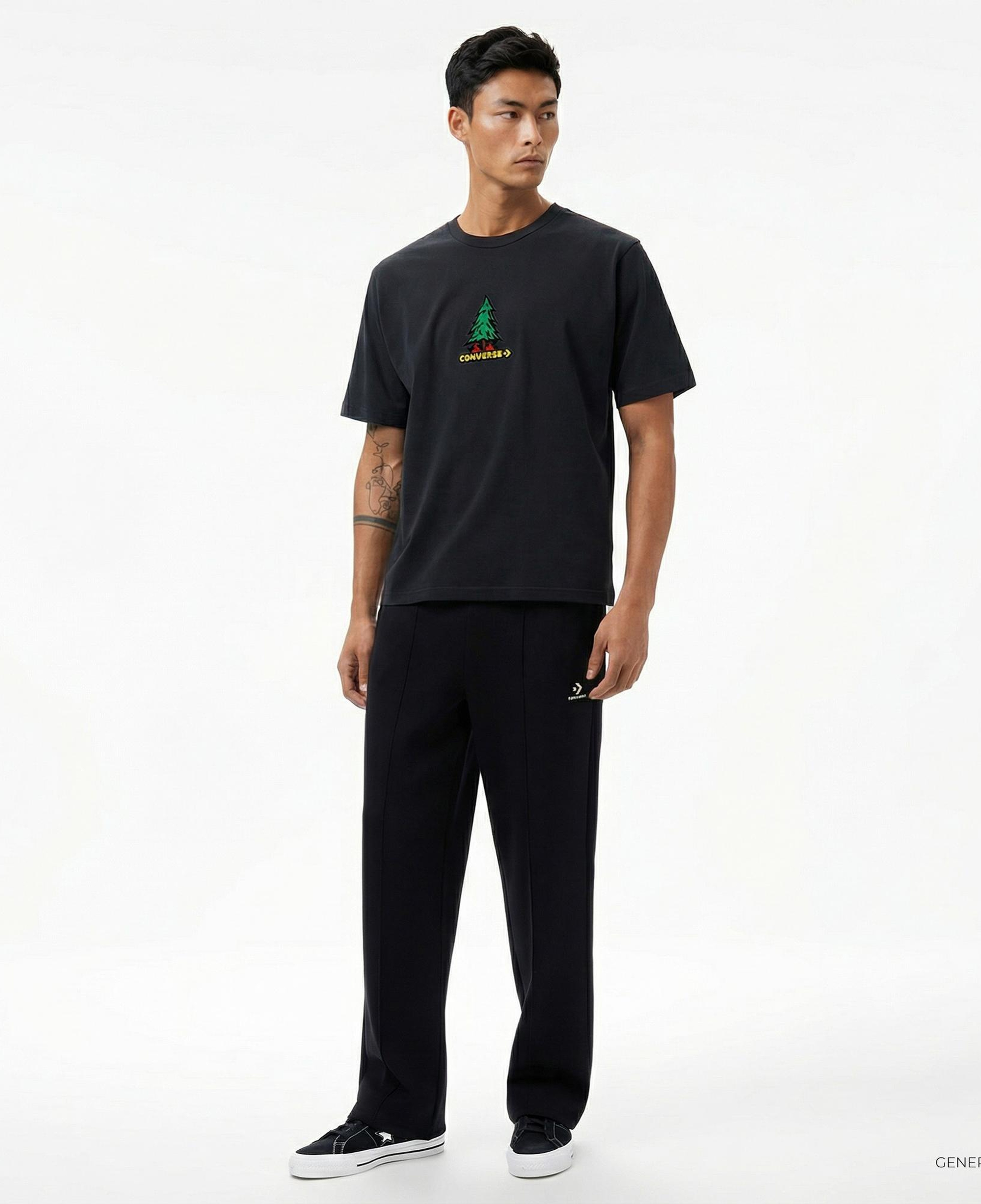 Converse Erkek Siyah T-Shirt