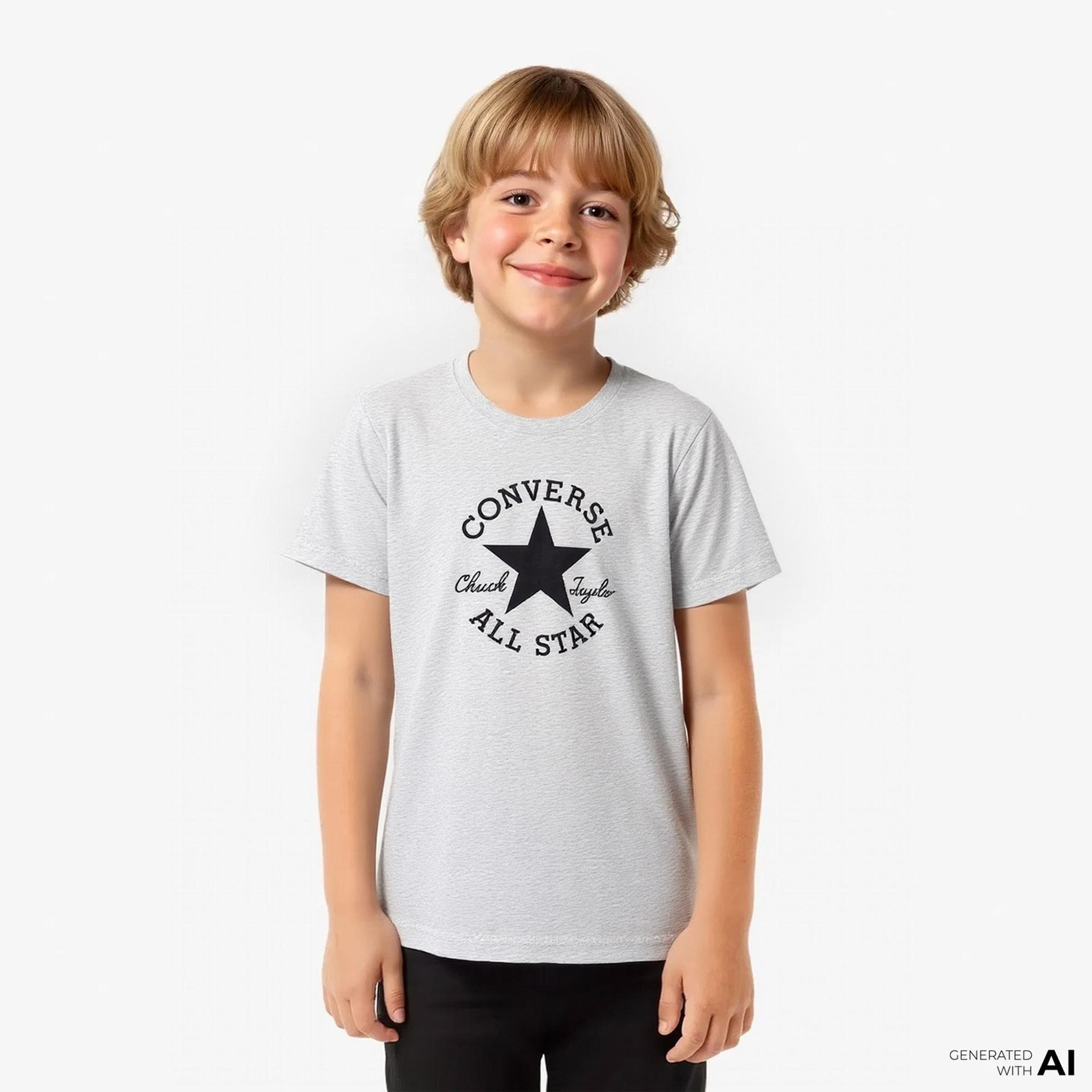 Converse Chuck Taylor Çocuk Beyaz T-Shirt