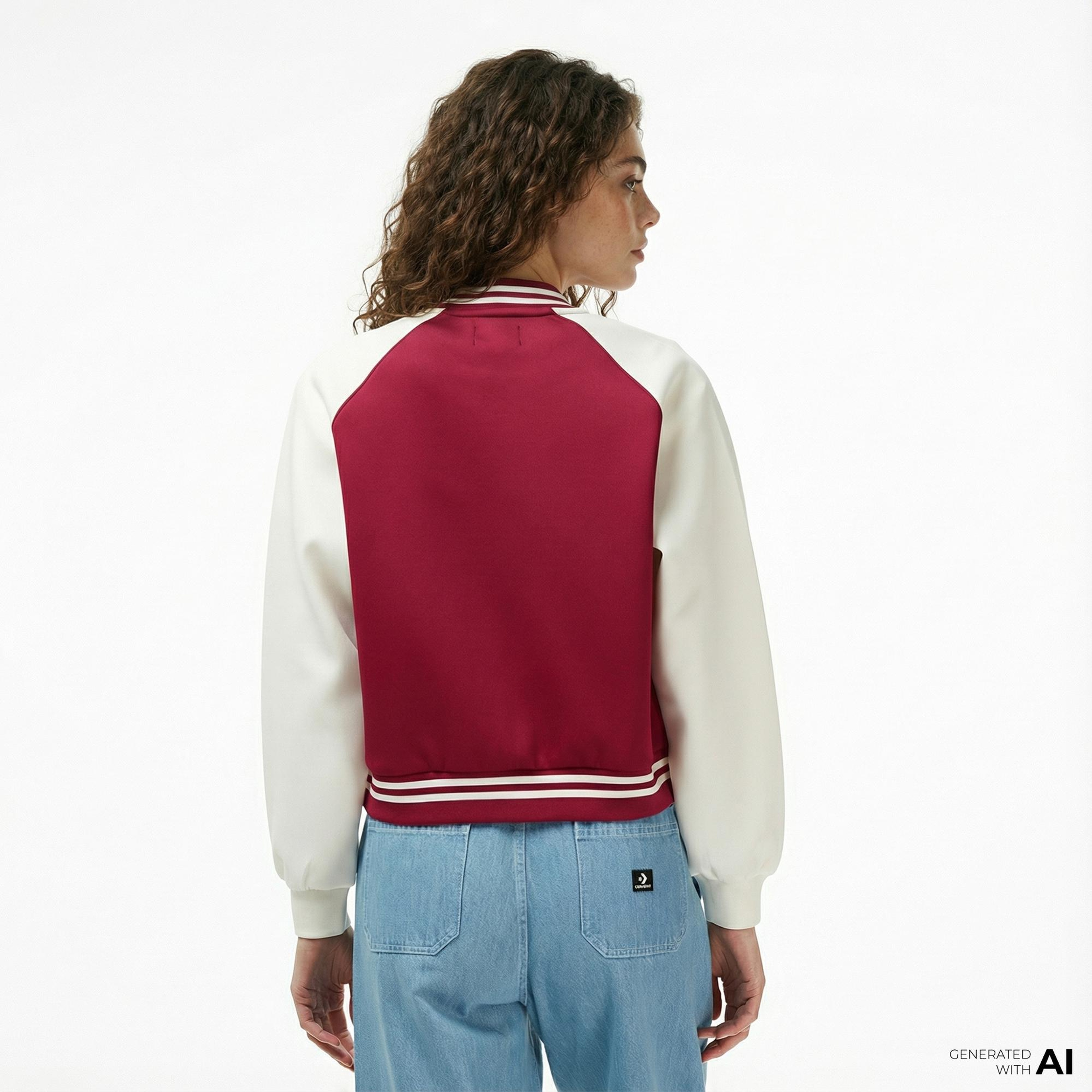 Converse Unisex Bordo Ceket