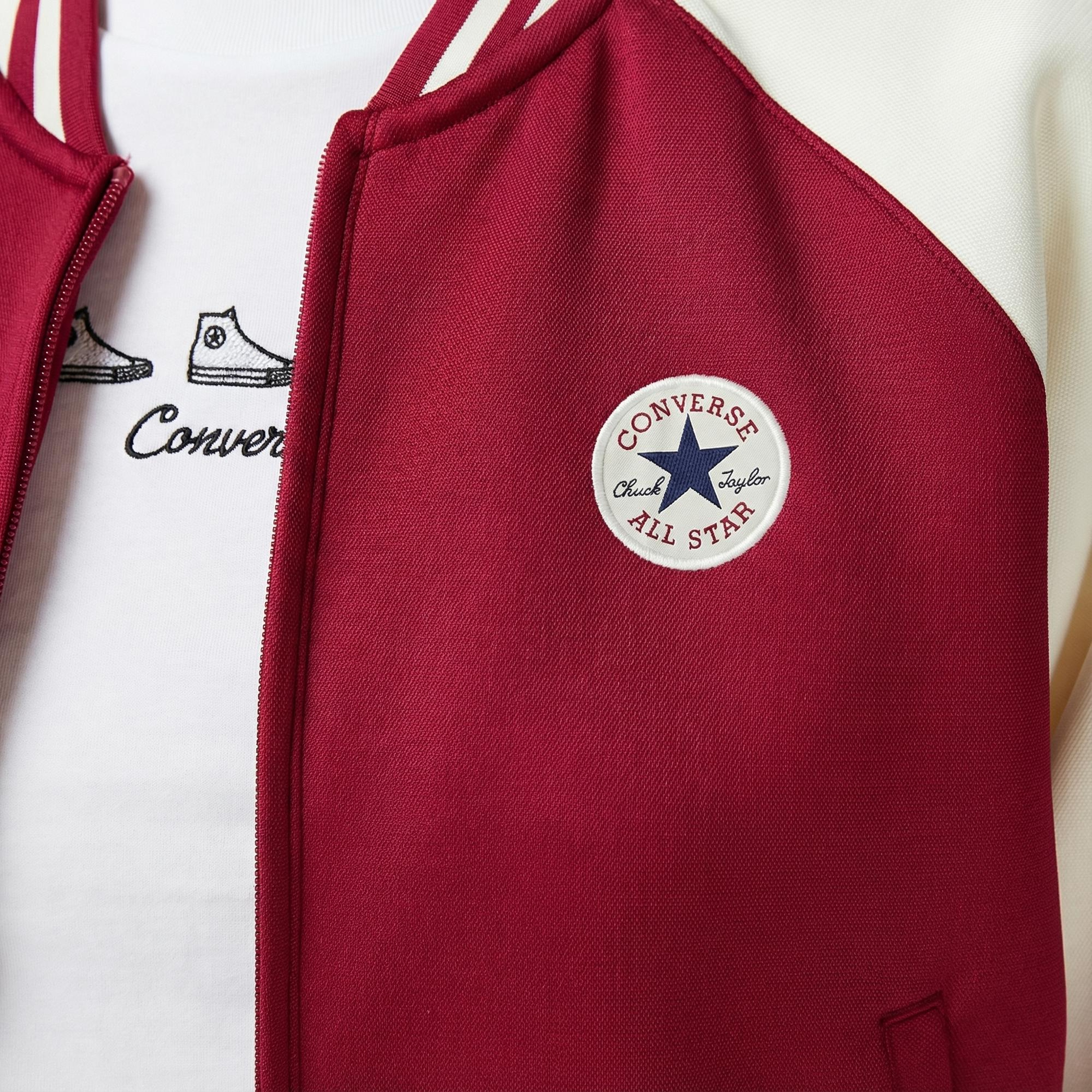 Converse Unisex Bordo Ceket