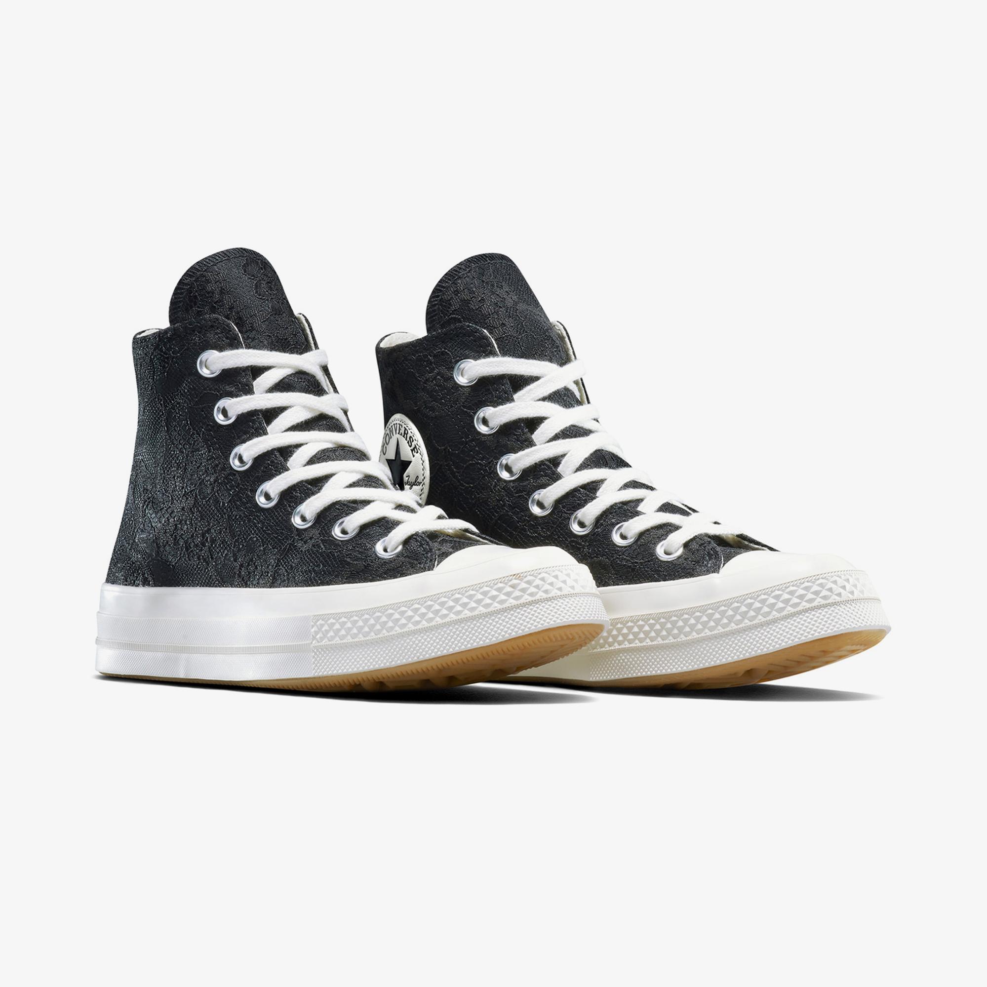 Converse Chuck 70 Kadın Dantelli Siyah Sneaker
