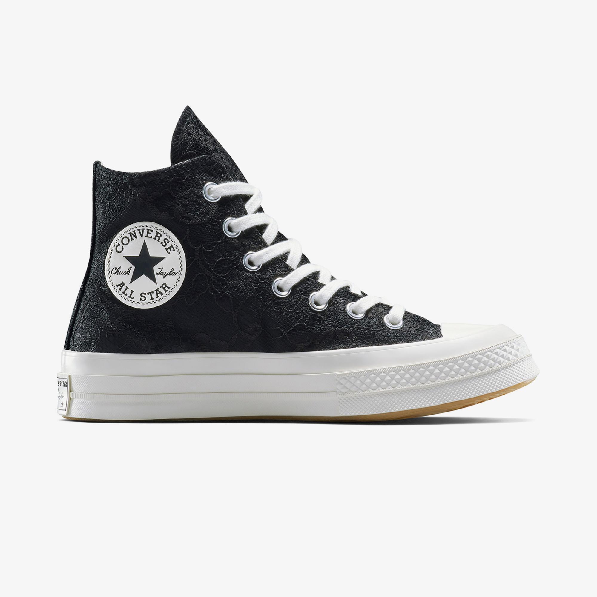 Converse Chuck 70 Kadın Dantelli Siyah Sneaker