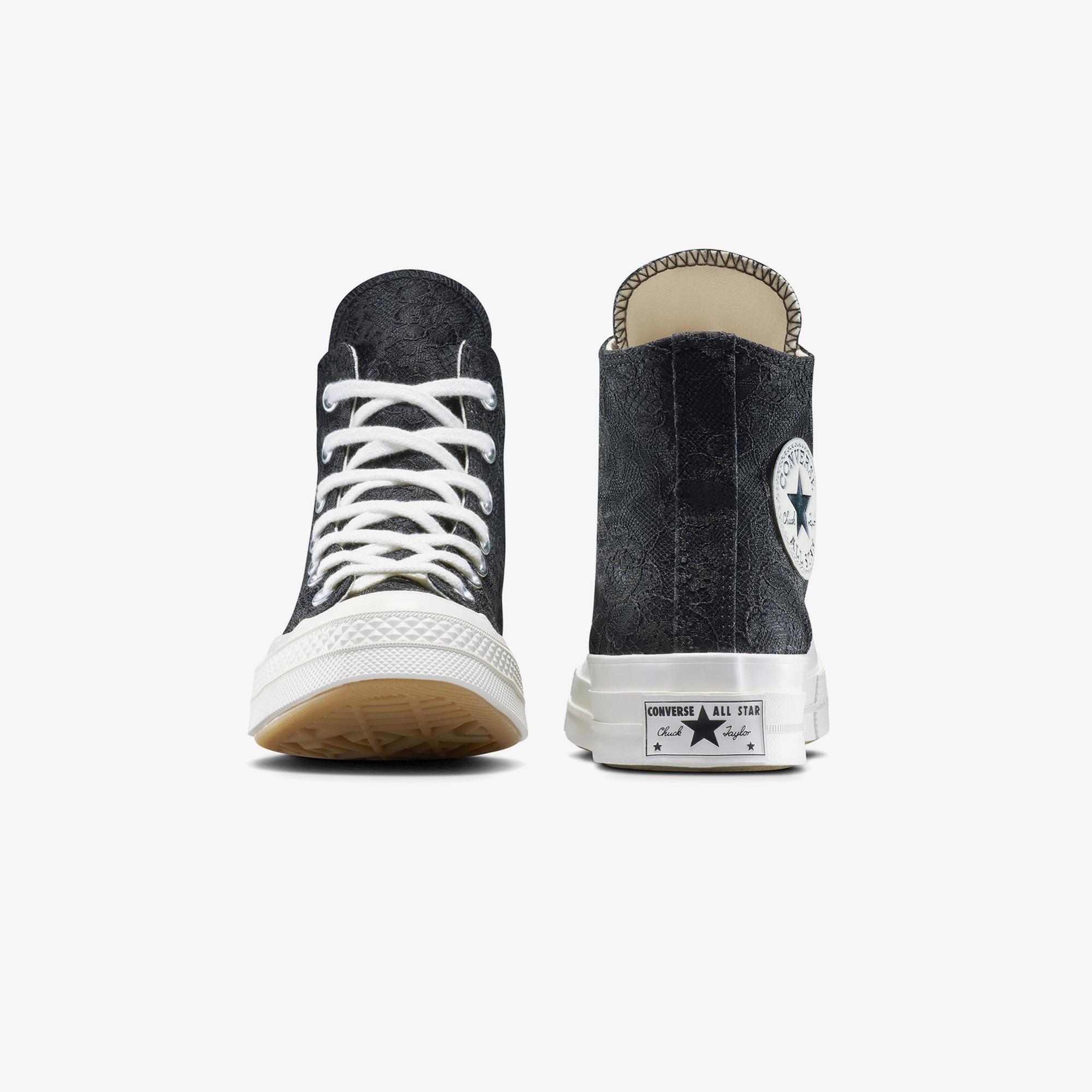 Converse Chuck 70 Kadın Dantelli Siyah Sneaker