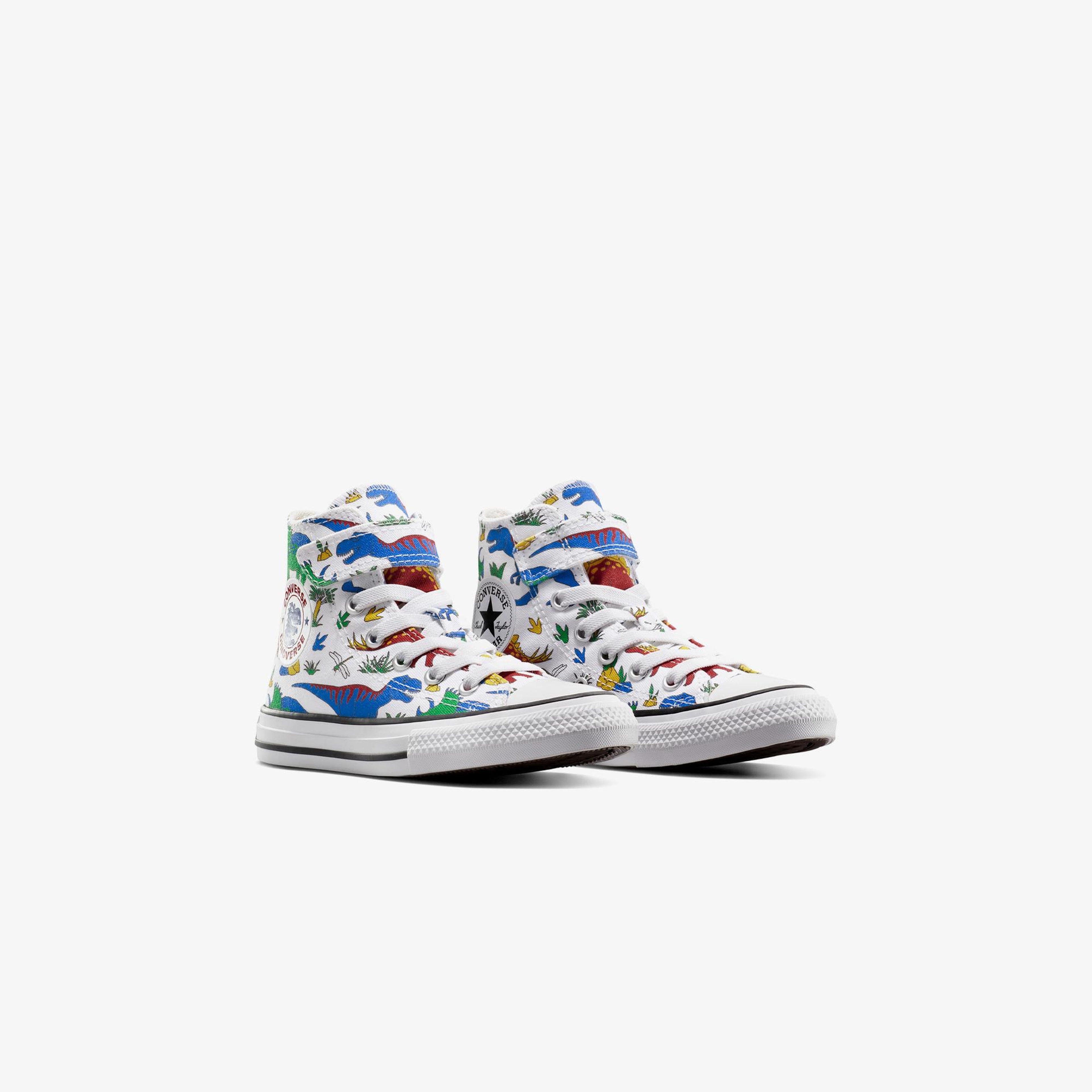 Converse Chuck Taylor All Star Dino Party Easy On Çocuk Beyaz/Kırmızı Sneaker