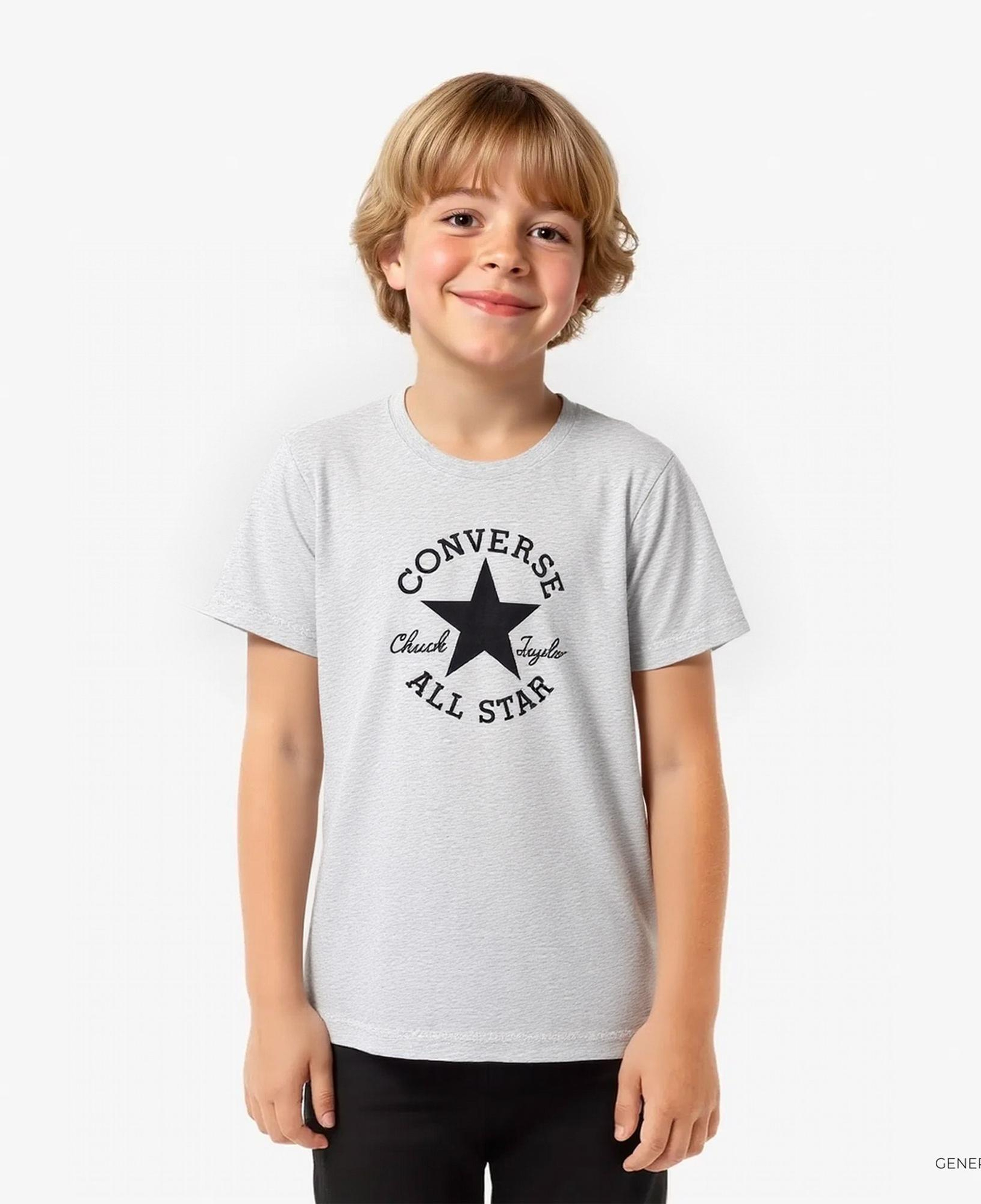 Converse Chuck Taylor Çocuk Beyaz T-Shirt