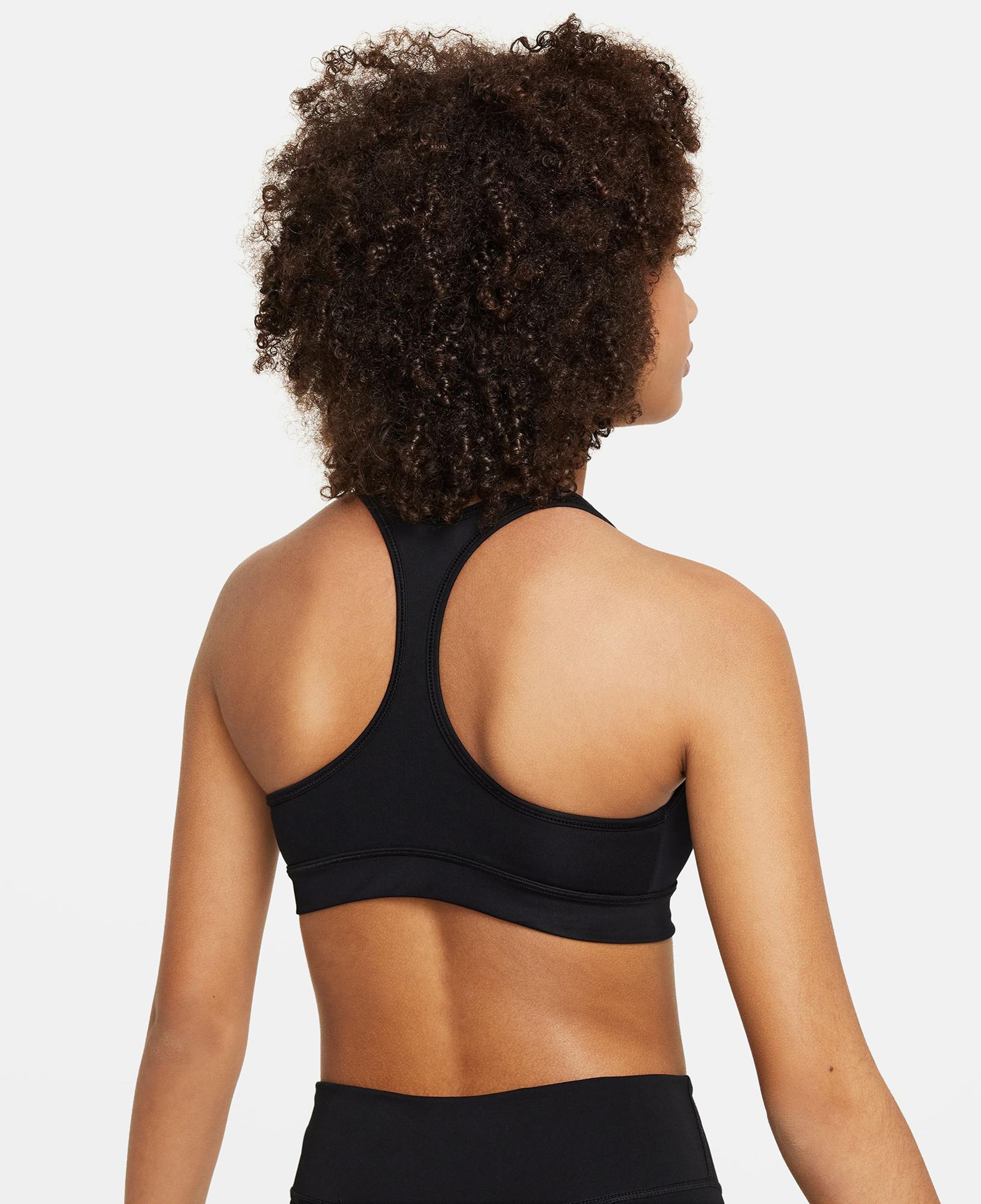 Nike Dri-Fit Swoosh Çocuk Siyah Bra