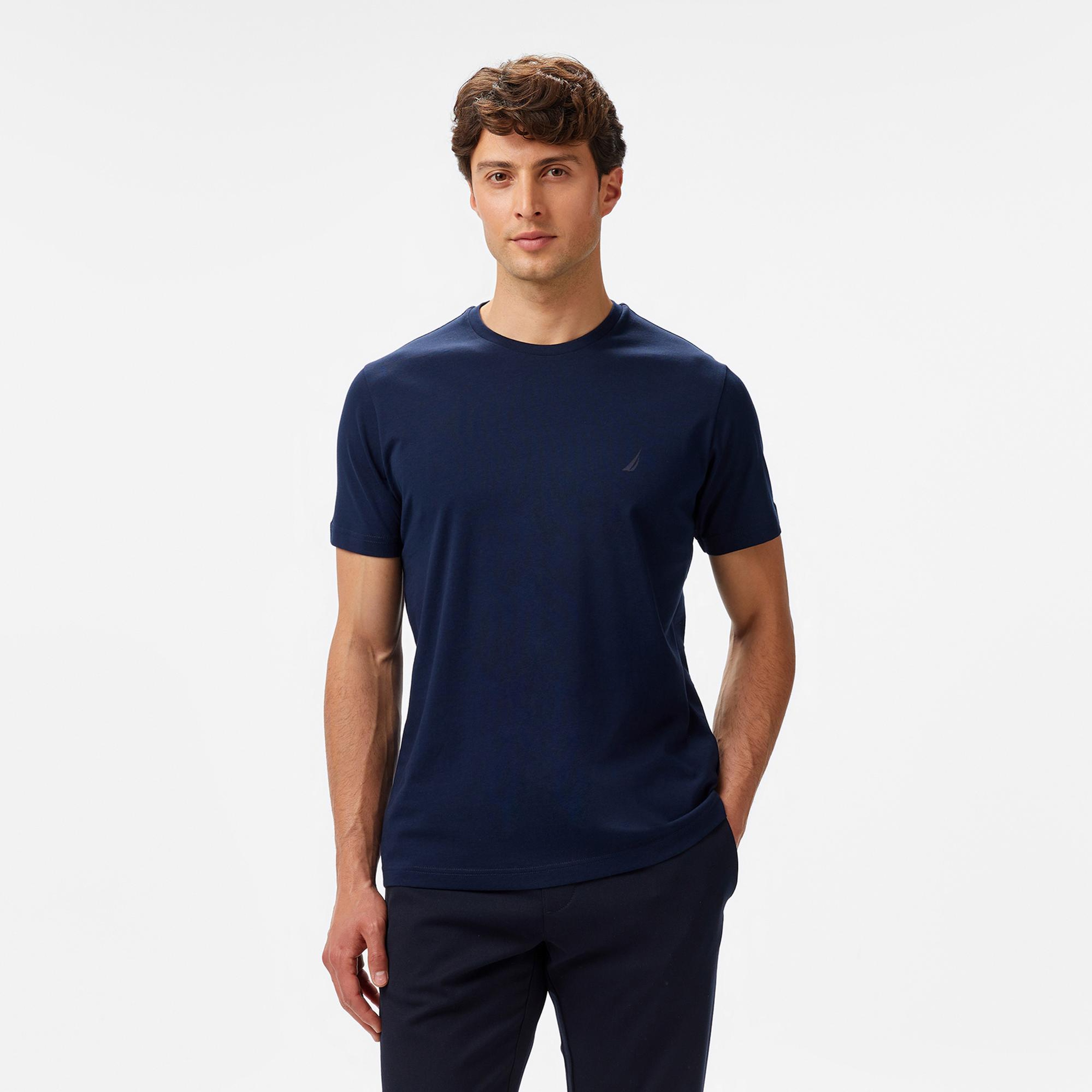 Nautica Erkek Lacivert Regular Fit T-Shirt