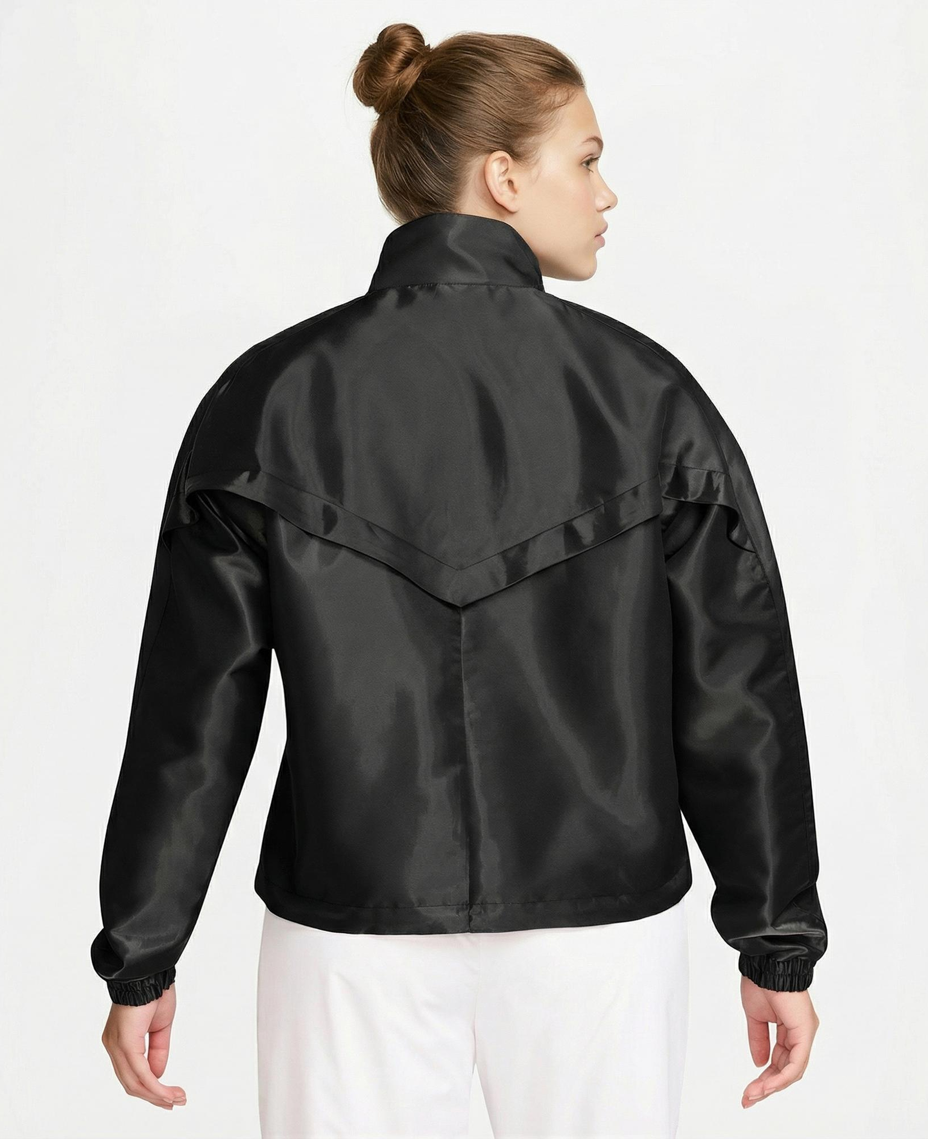 Nike Sportswear Windrunner Shine Kadın Siyah Yağmurluk