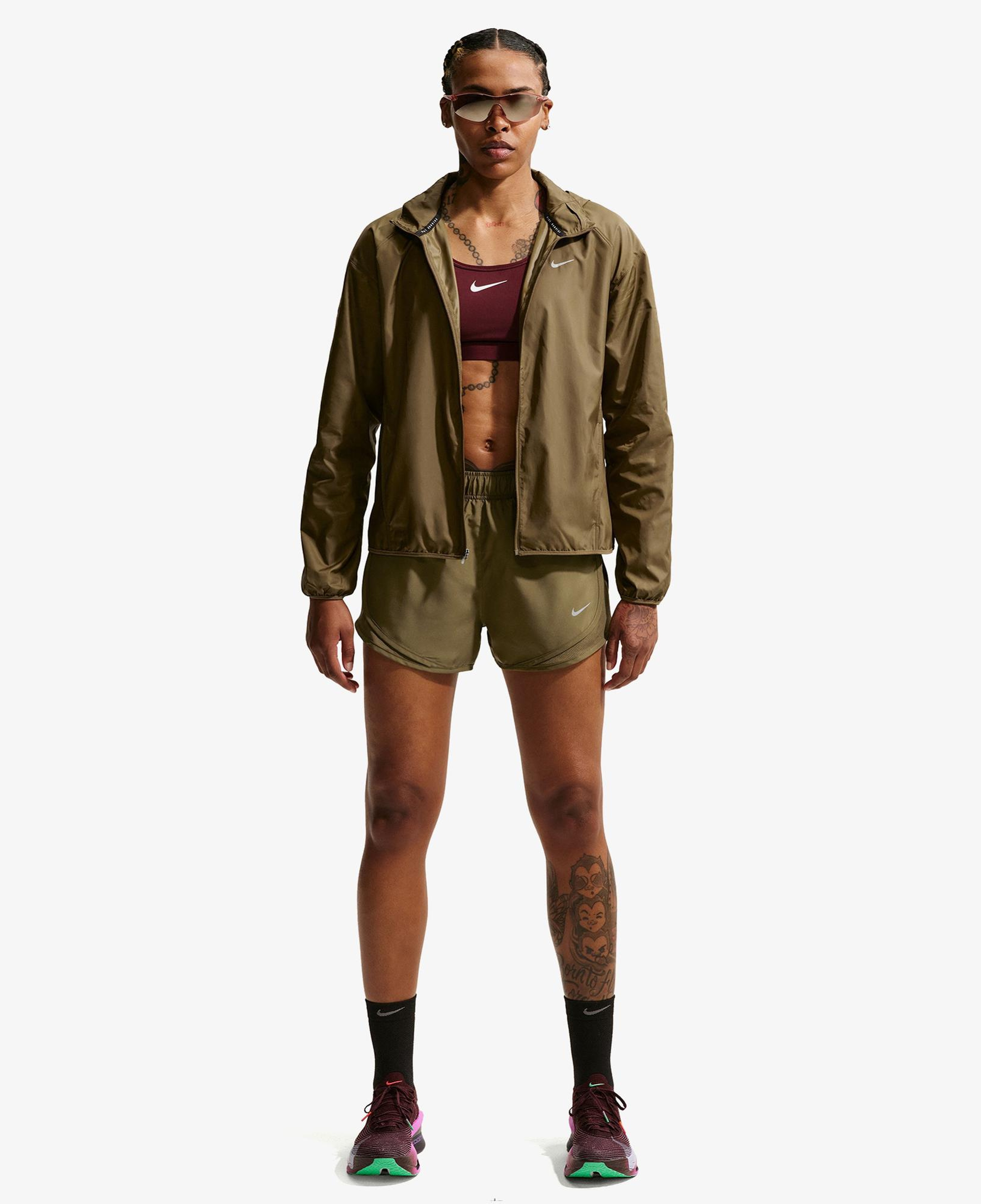 Nike Tempo Repel Kadın Haki Yağmurluk