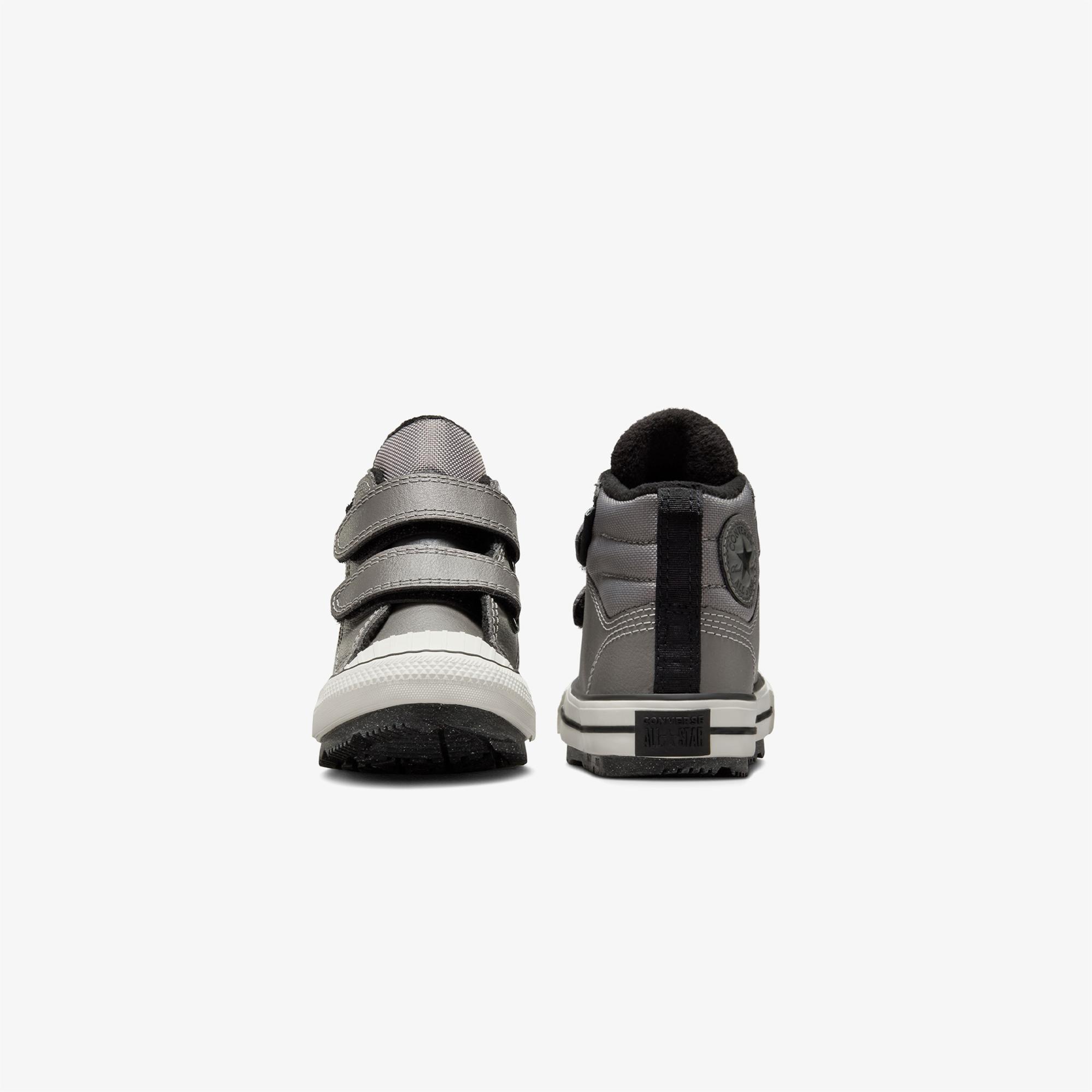 Converse Chuck Taylor All Star Berkshire Çocuk Gri Deri Bot