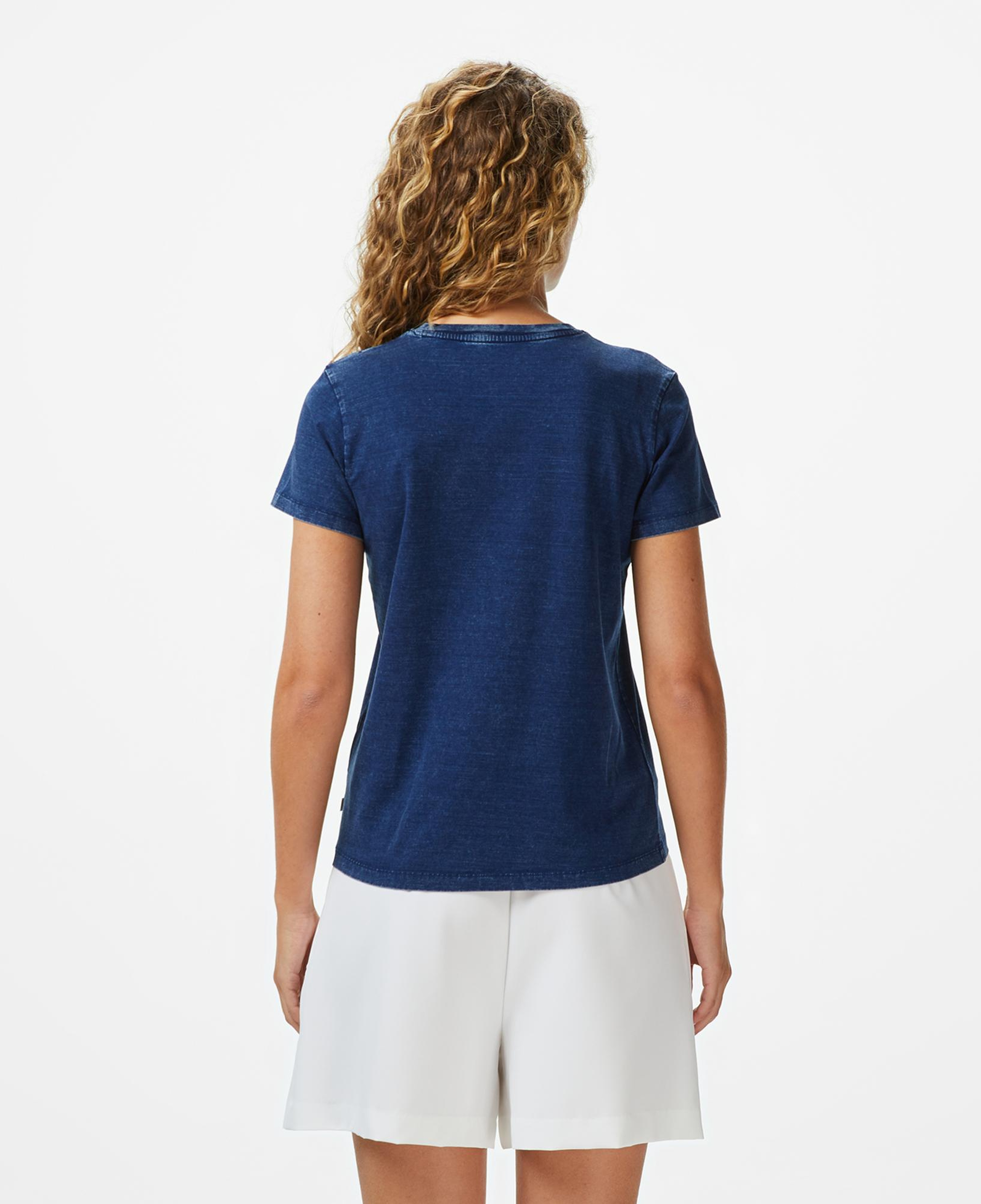 Guess Regular Fit Kadın Lacivert T-Shirt