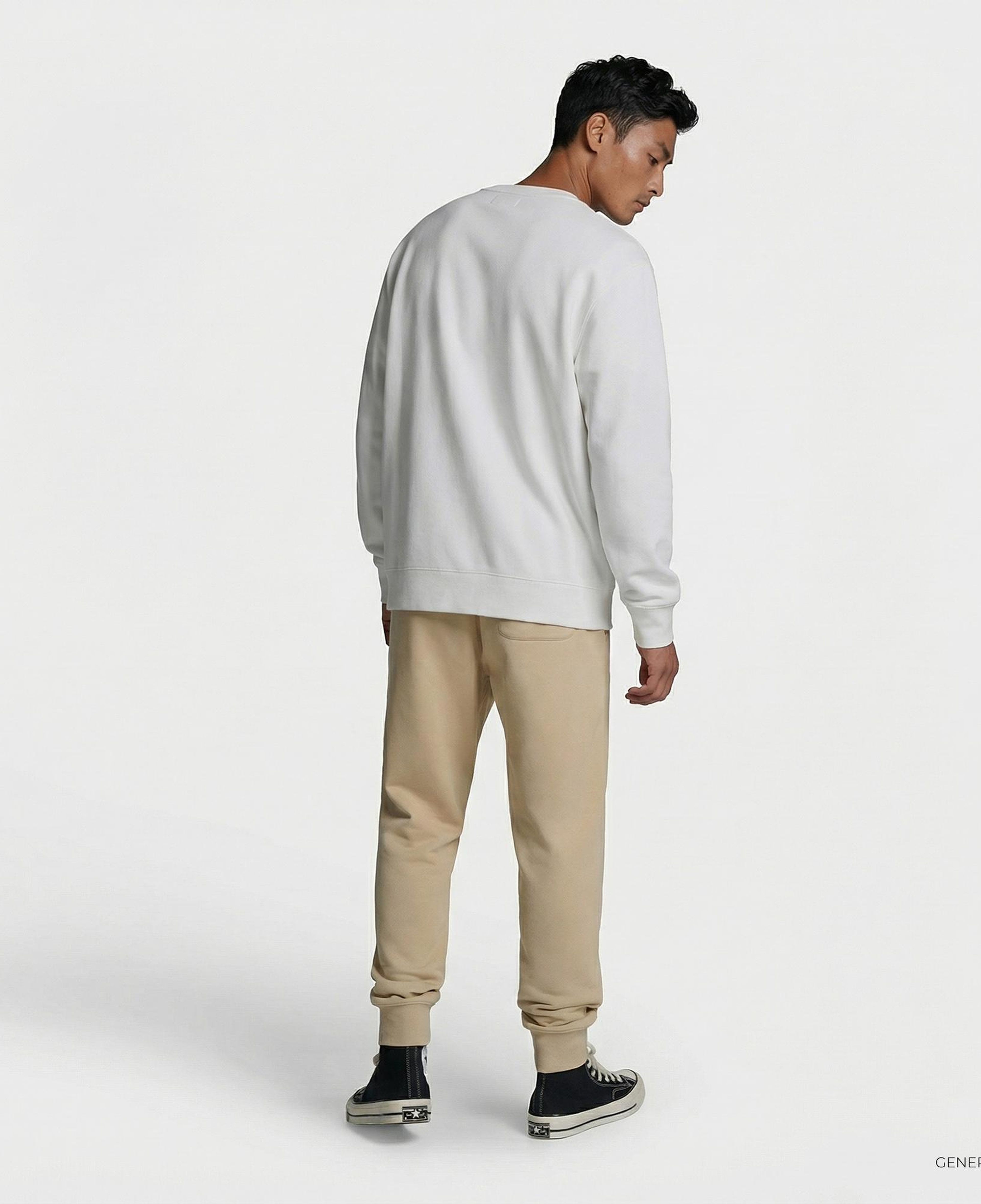 Converse Erkek Beyaz Sweatshirt