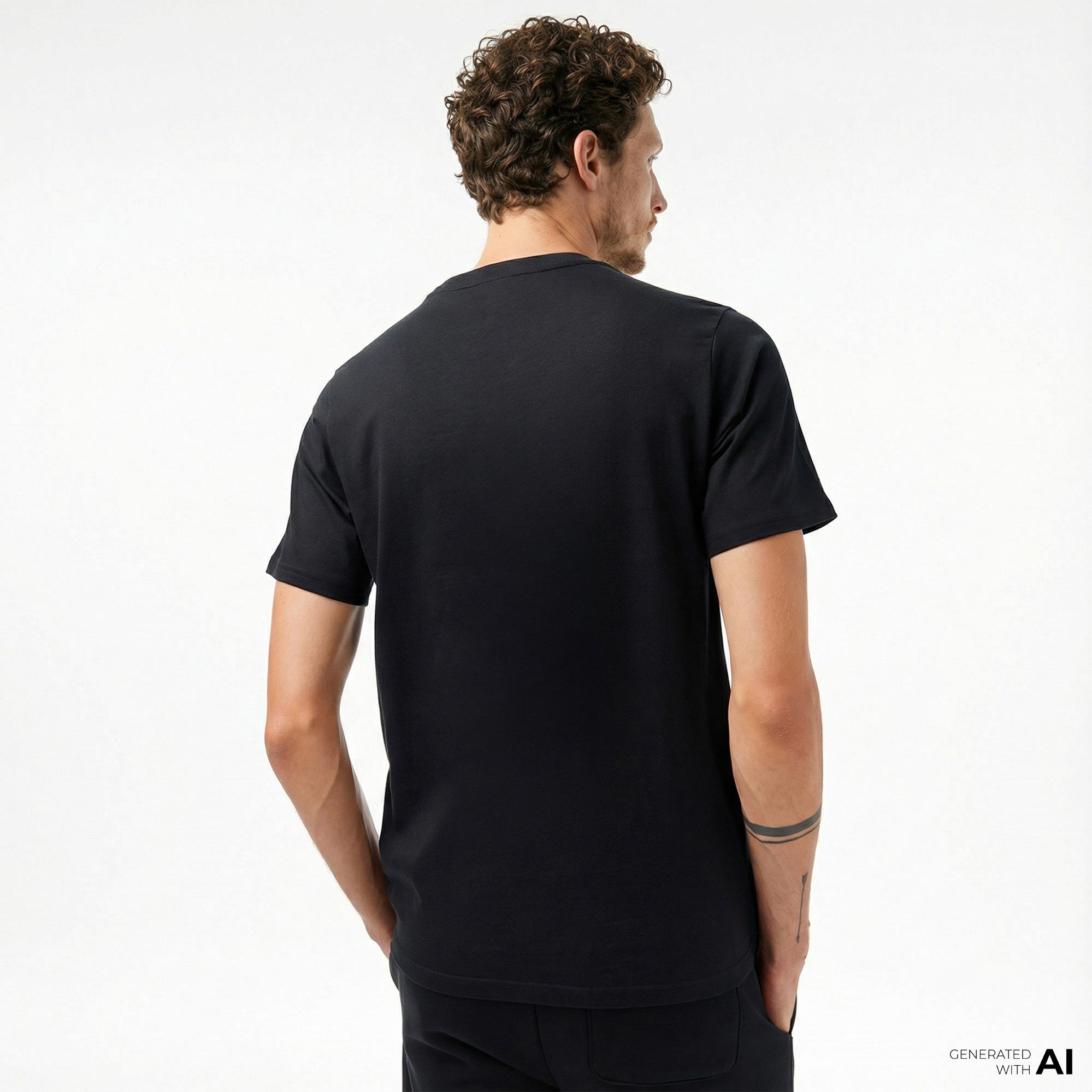 Converse Erkek Siyah T-Shirt