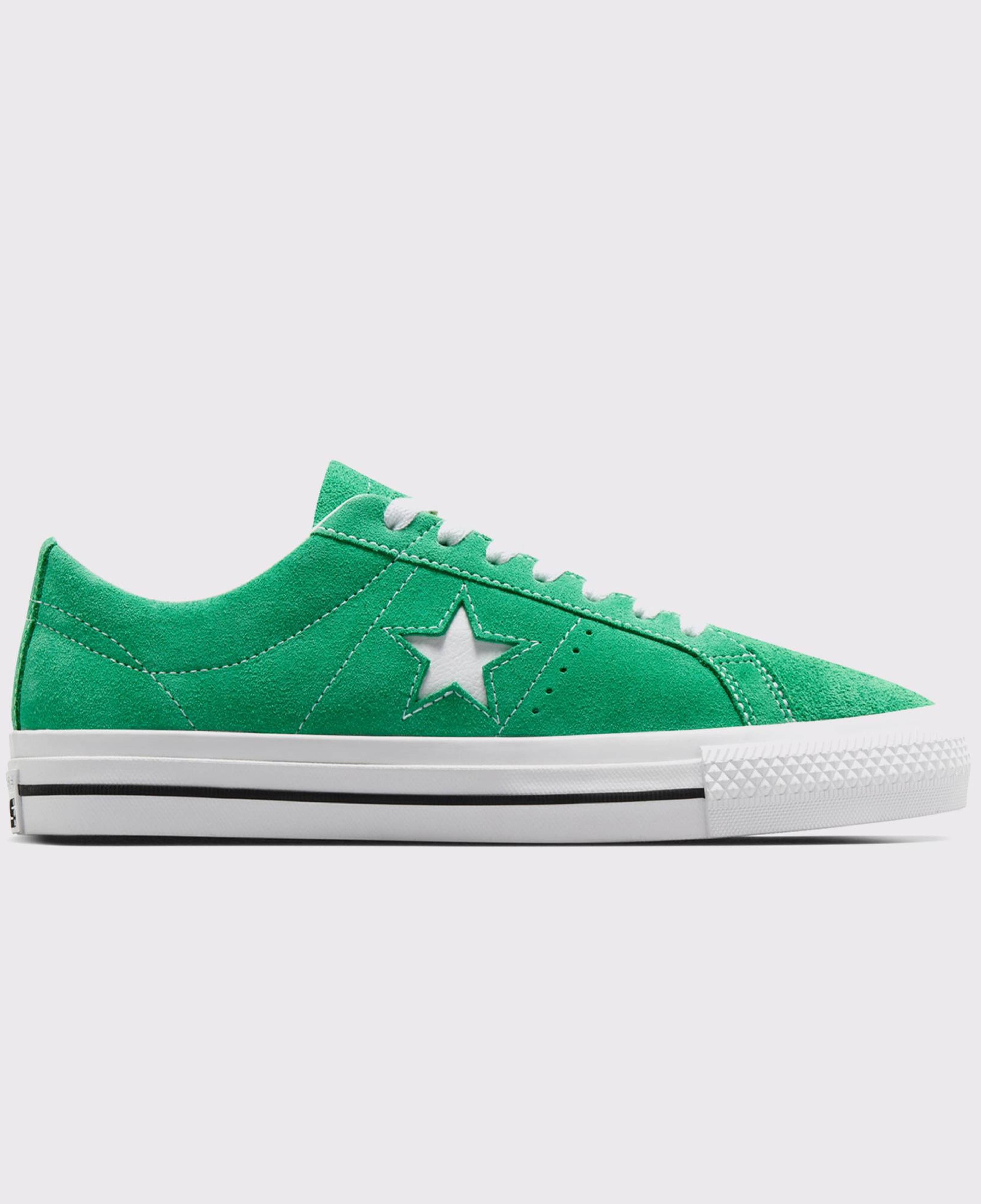 Converse One Star Pro Unisex Yeşil Süet Sneaker