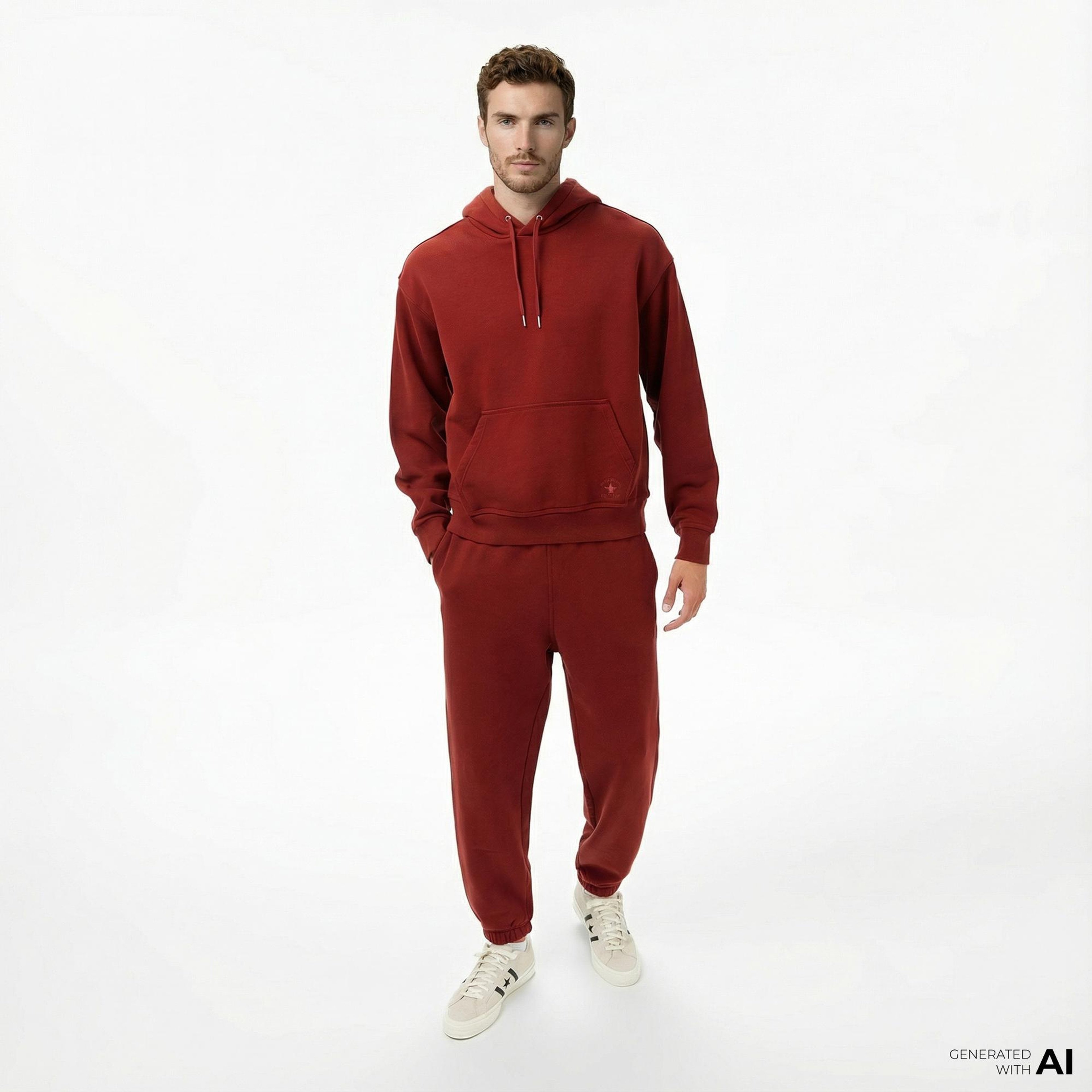 Converse Erkek Bordo Sweatshirt
