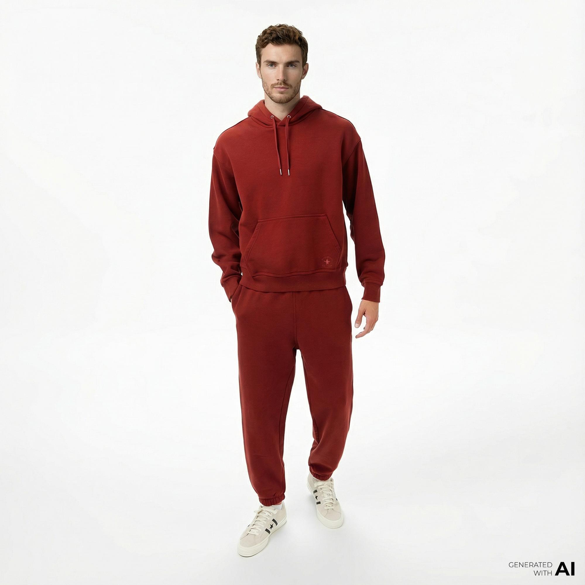 Converse Erkek Bordo Sweatshirt