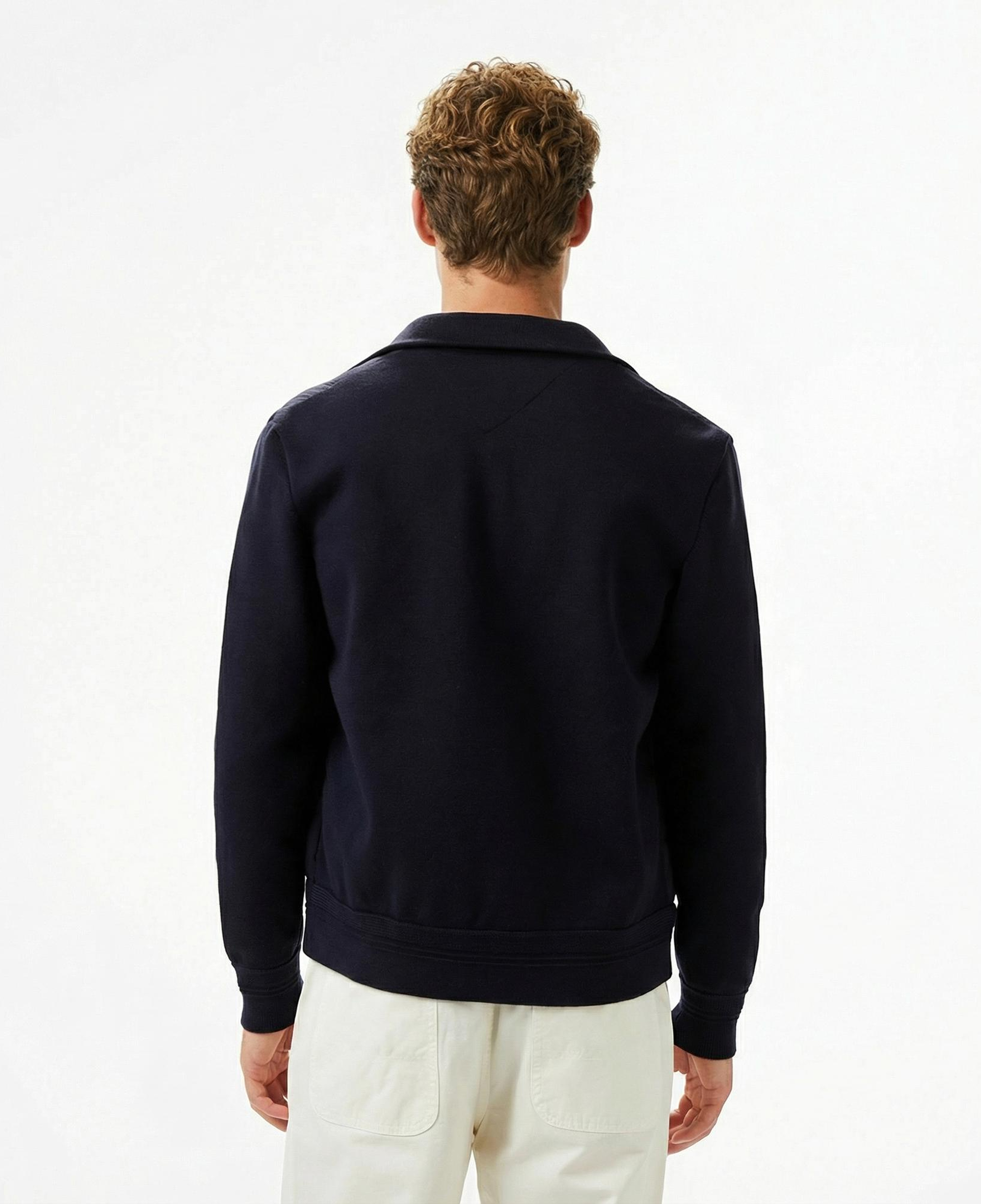 Tommy Hilfiger Mixed Media Erkek Lacivert Ceket