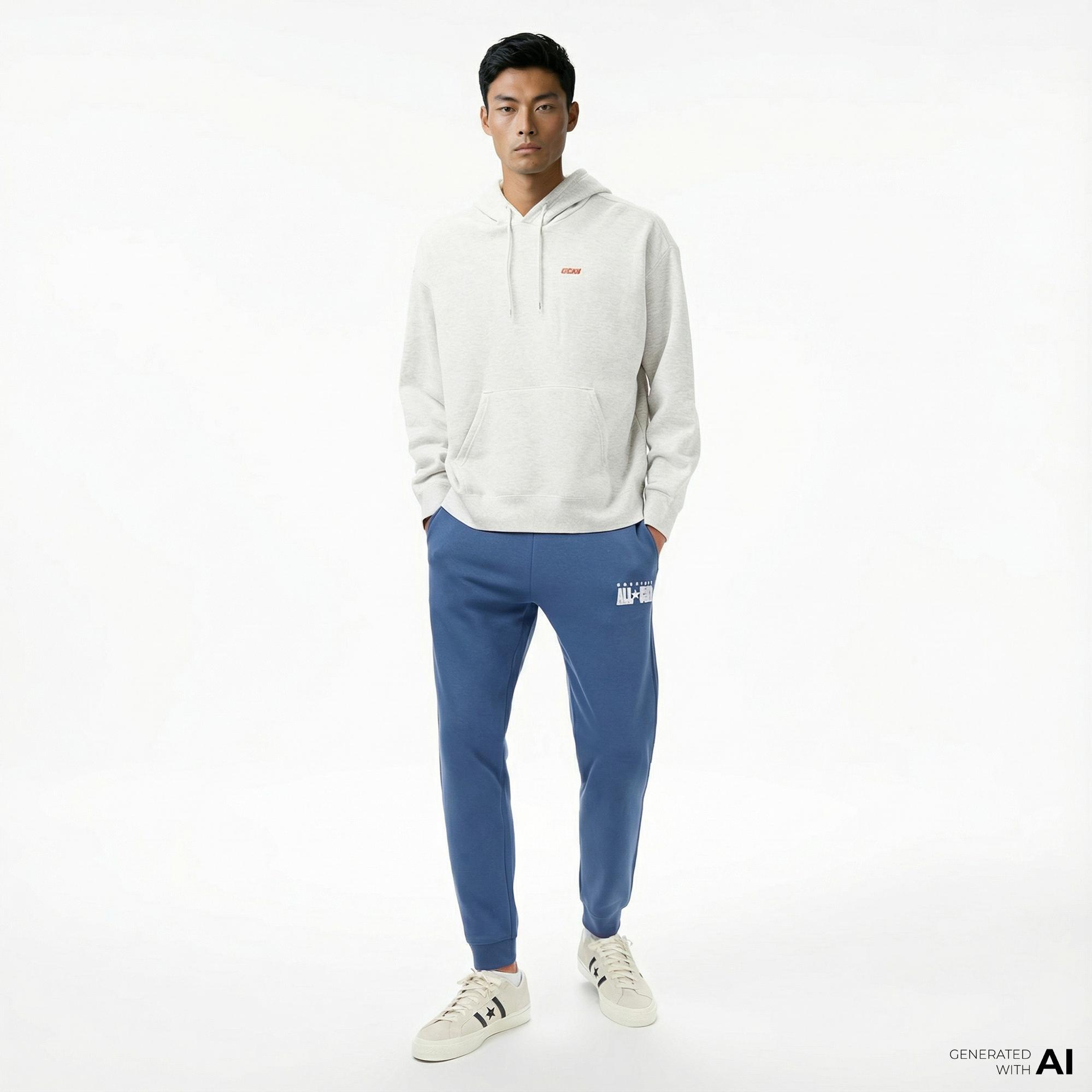 Converse Erkek Gri Sweatshirt