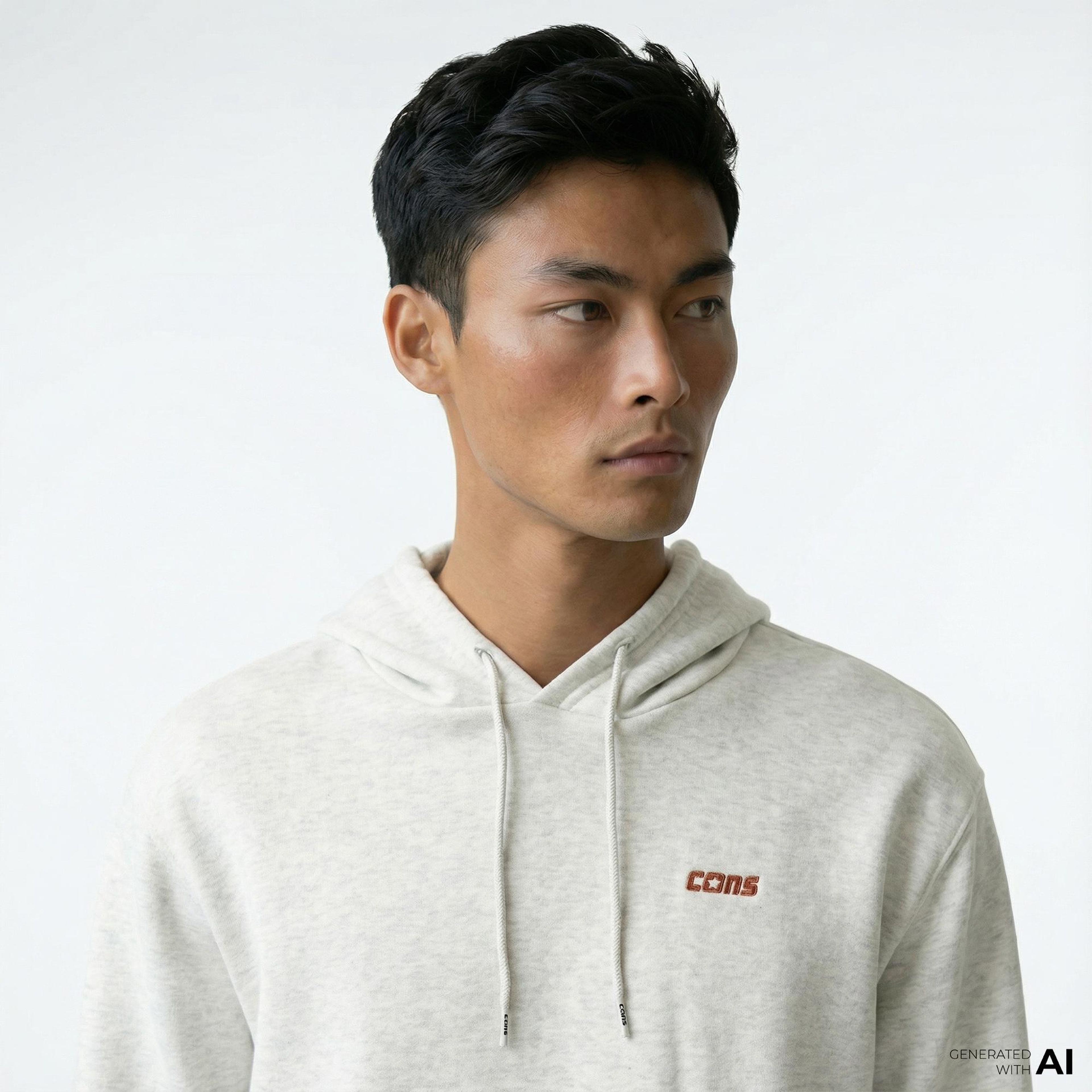 Converse Erkek Gri Sweatshirt