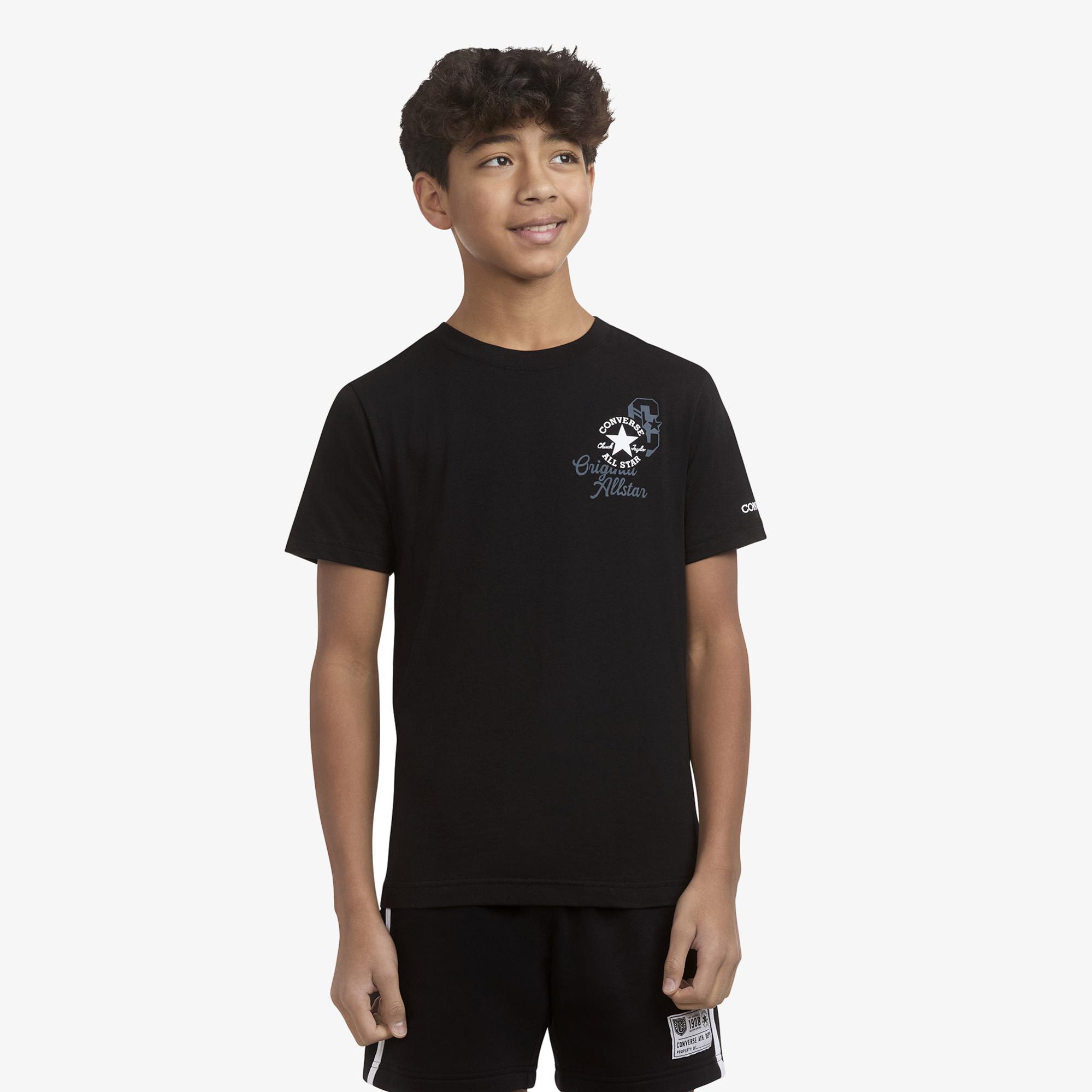 Converse Chuck Taylor All Star Çocuk Siyah T-Shirt