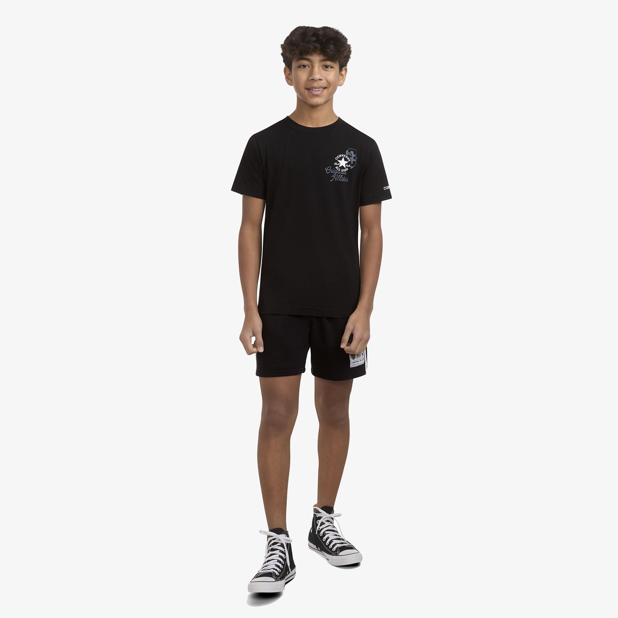 Converse Chuck Taylor All Star Çocuk Siyah T-Shirt