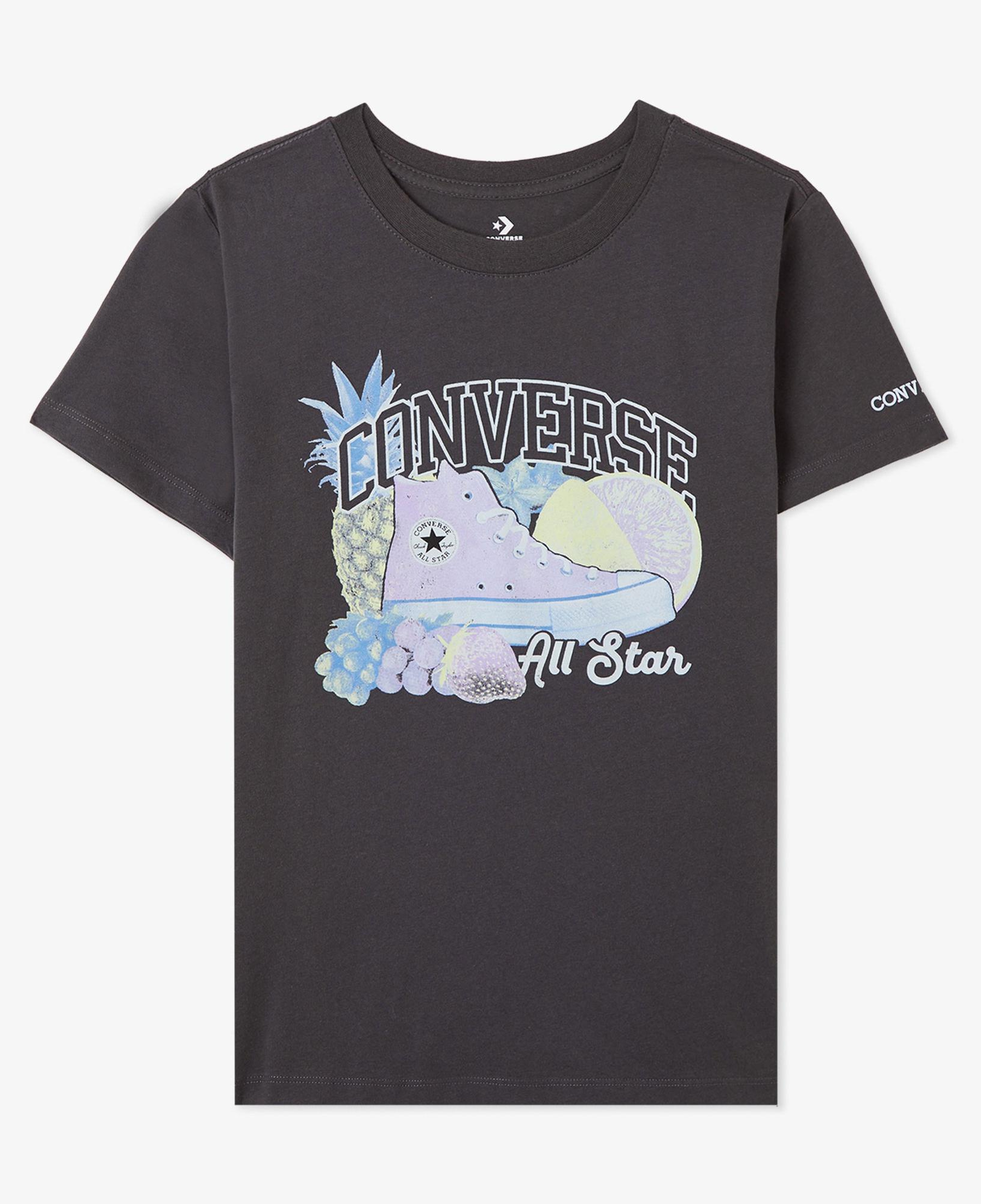 Converse Chuck &Fruit Çocuk Siyah T-Shirt