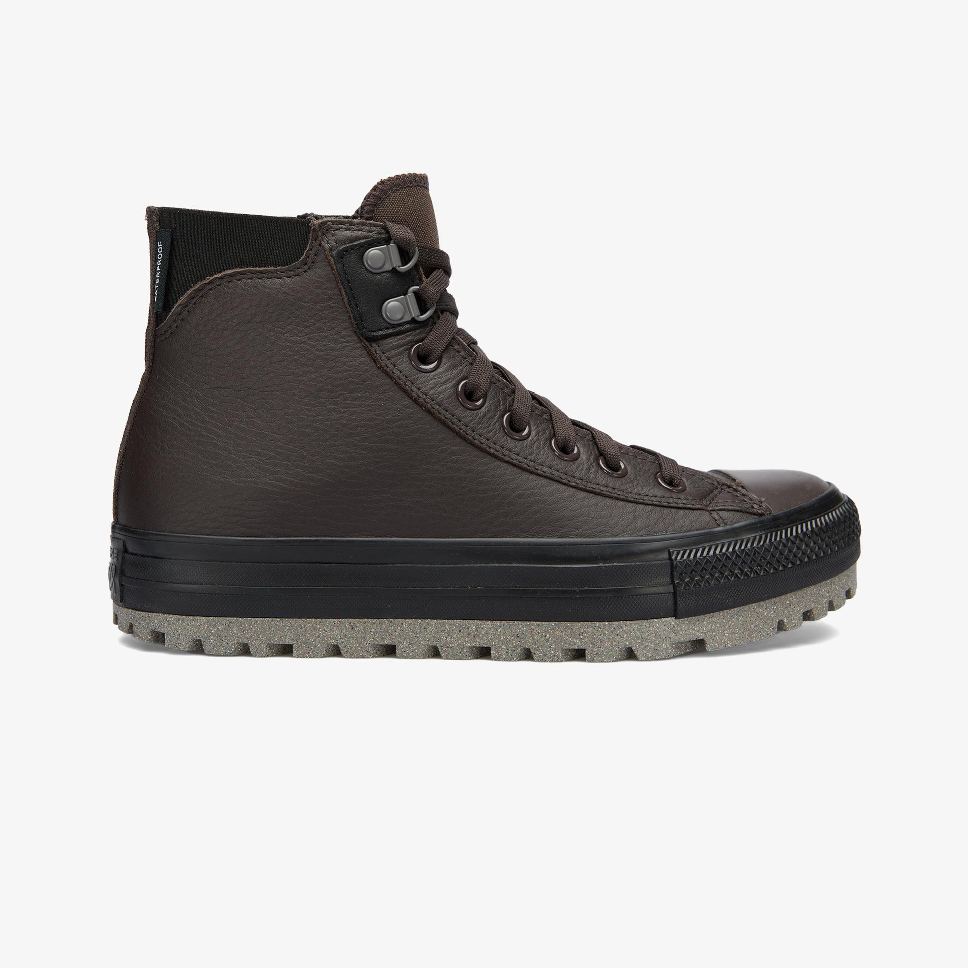 Converse Chuck Taylor All Star City Trek Unisex Kahverengi Deri Bot