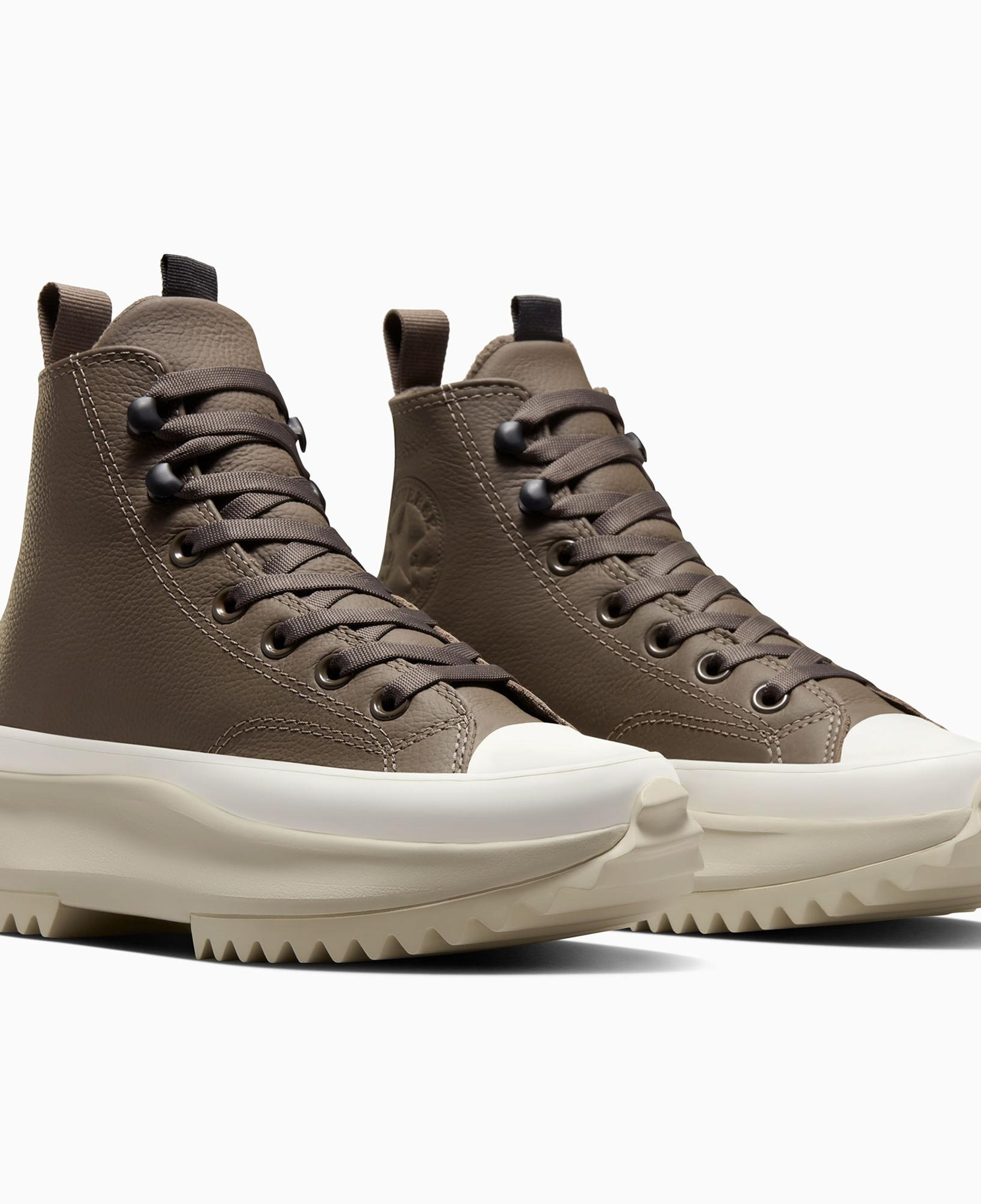 Converse Run Star Hike Unisex Kahverengi Deri Bot