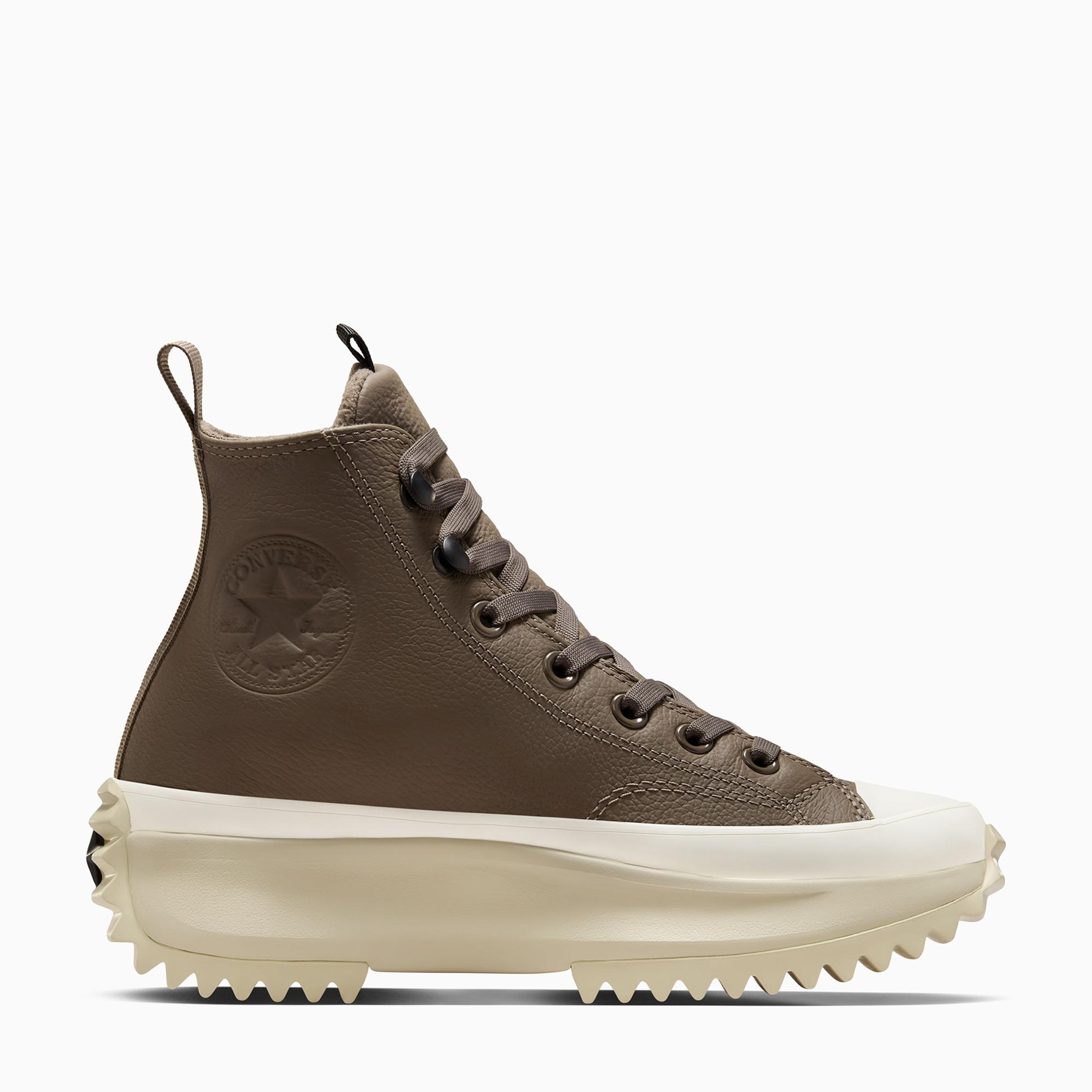 Converse Run Star Hike Unisex Kahverengi Deri Bot