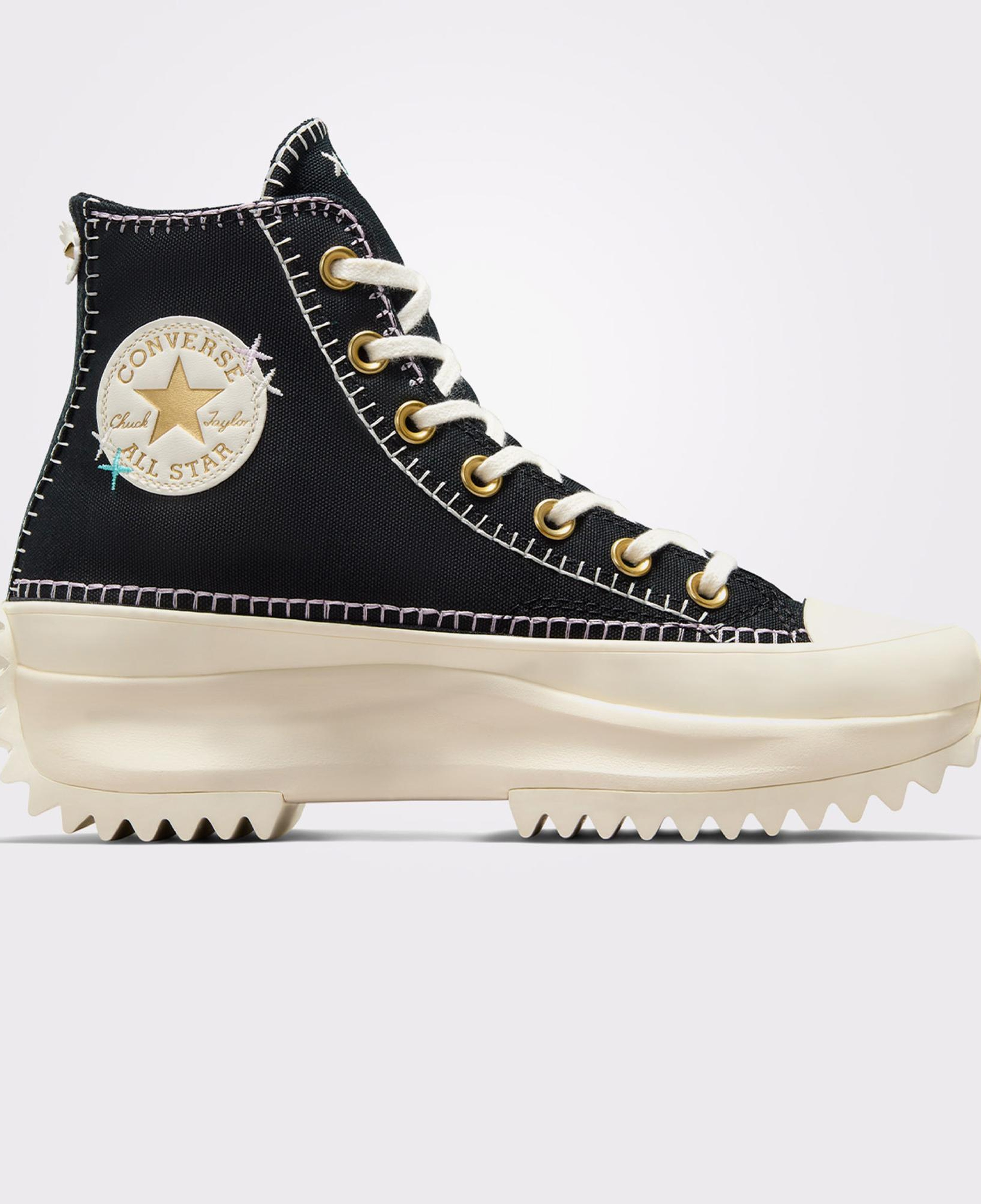 Converse Run Star Hike Unisex Siyah Platform Sneaker