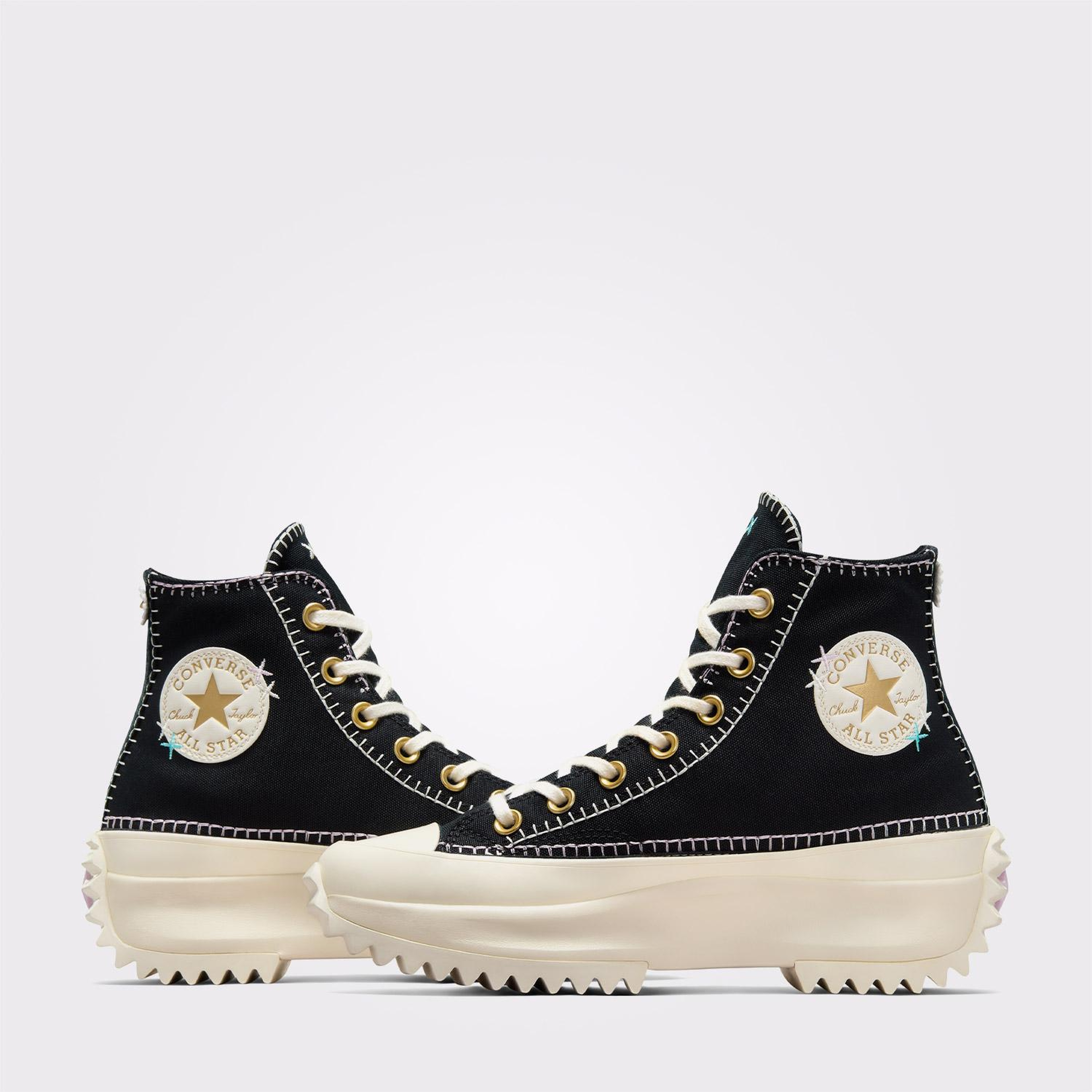 Converse Run Star Hike Unisex Siyah Platform Sneaker