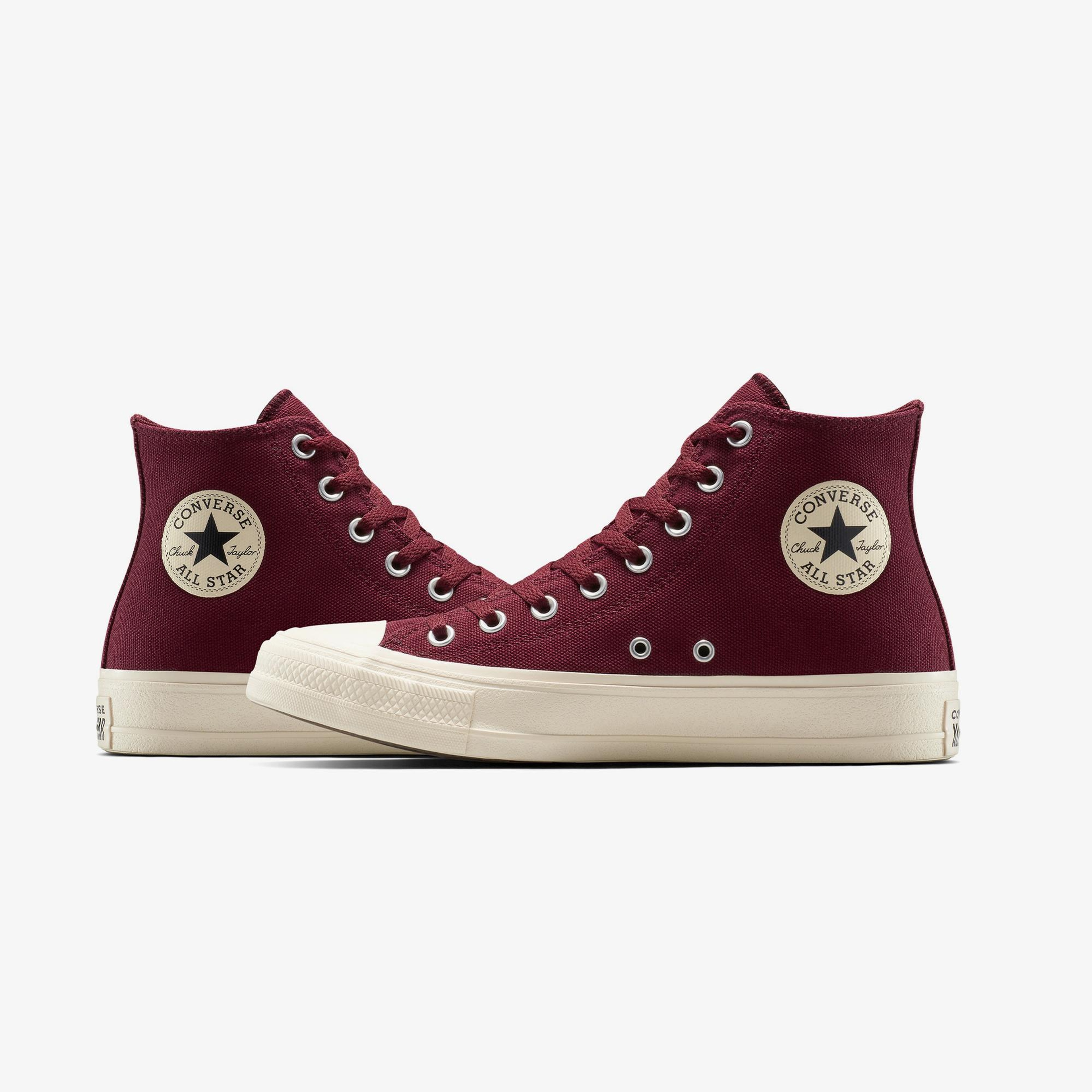Converse Chuck Taylor All Star Durable Unisex Bordo Sneaker