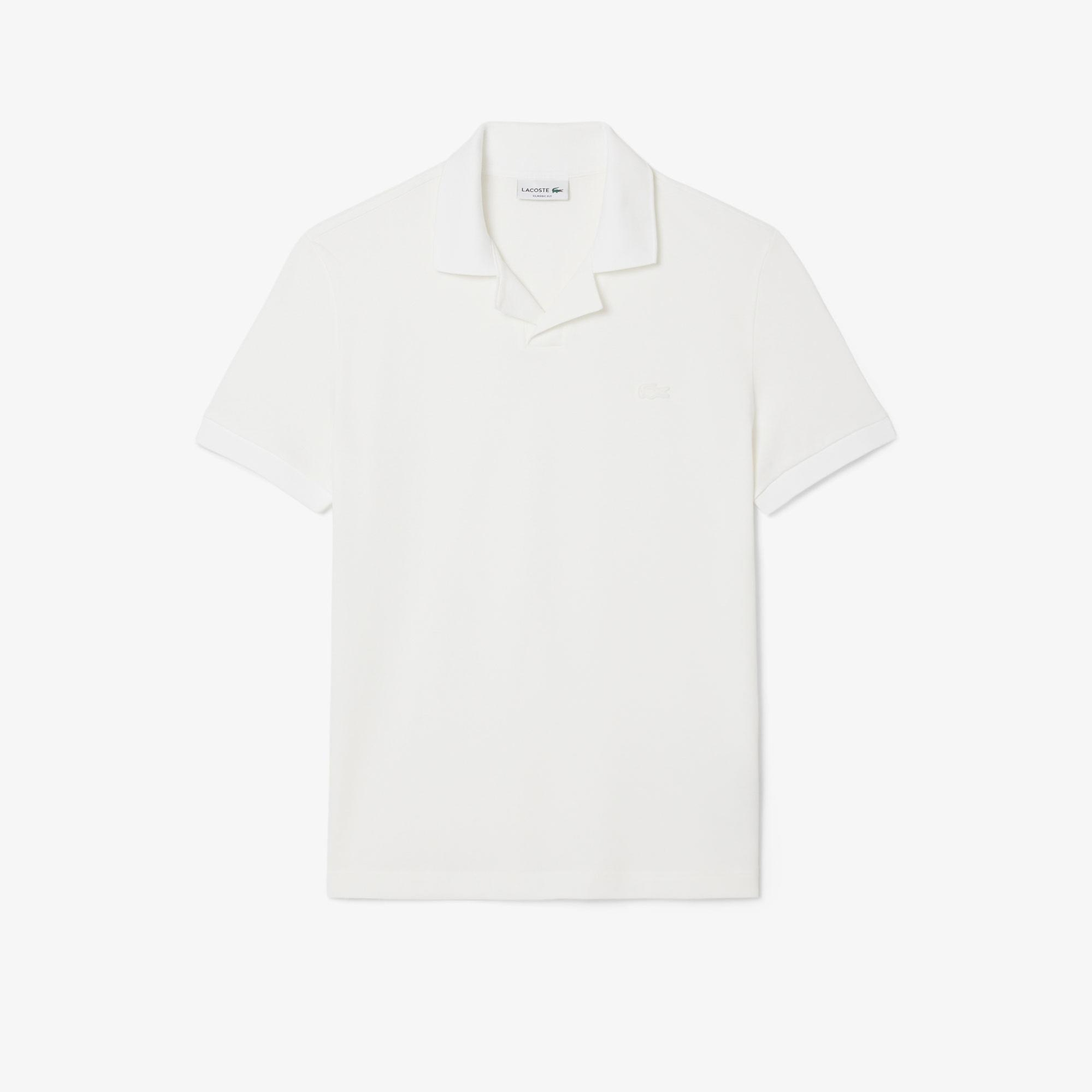 Lacoste Paris Erkek Classic Fit Beyaz Polo