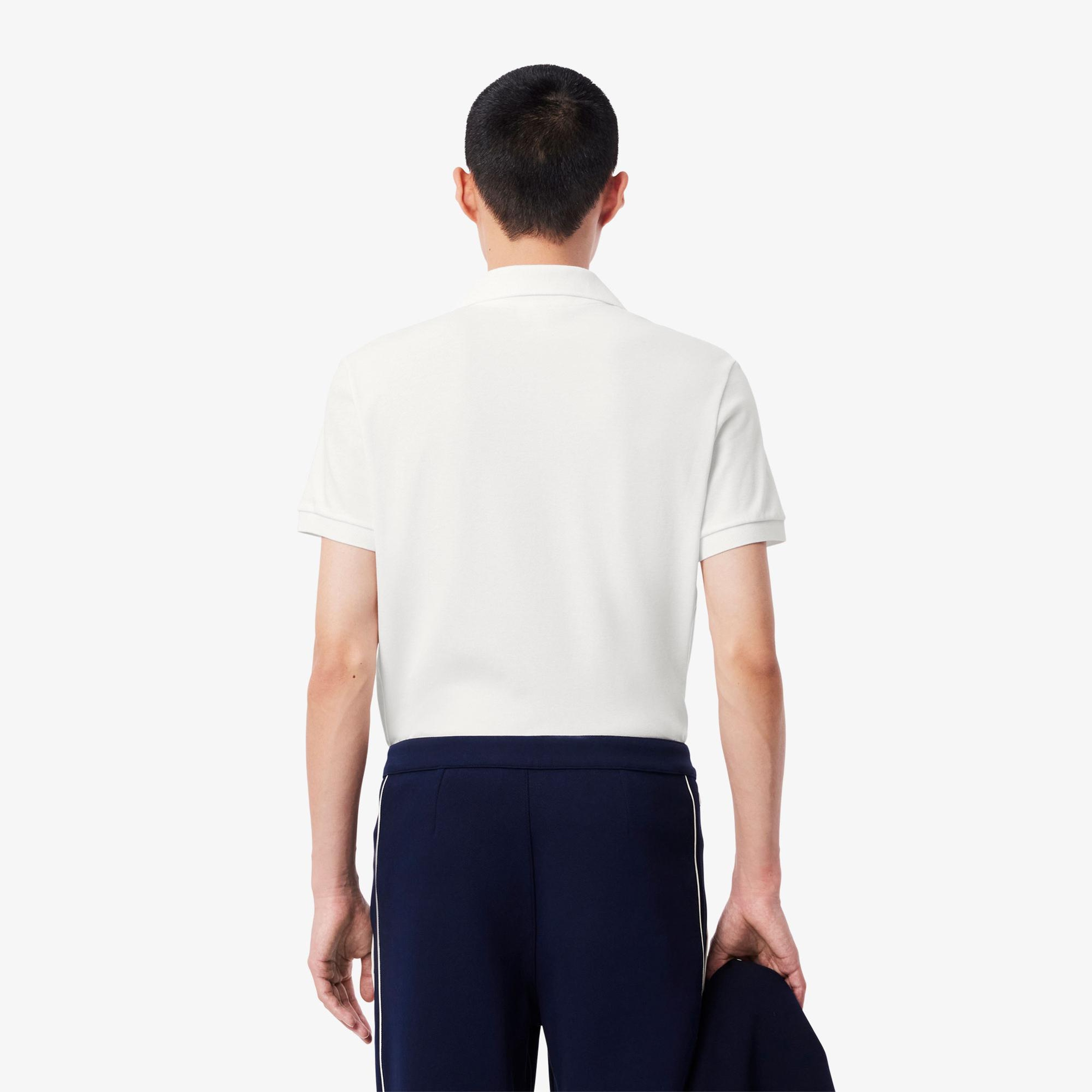 Lacoste Paris Erkek Classic Fit Beyaz Polo