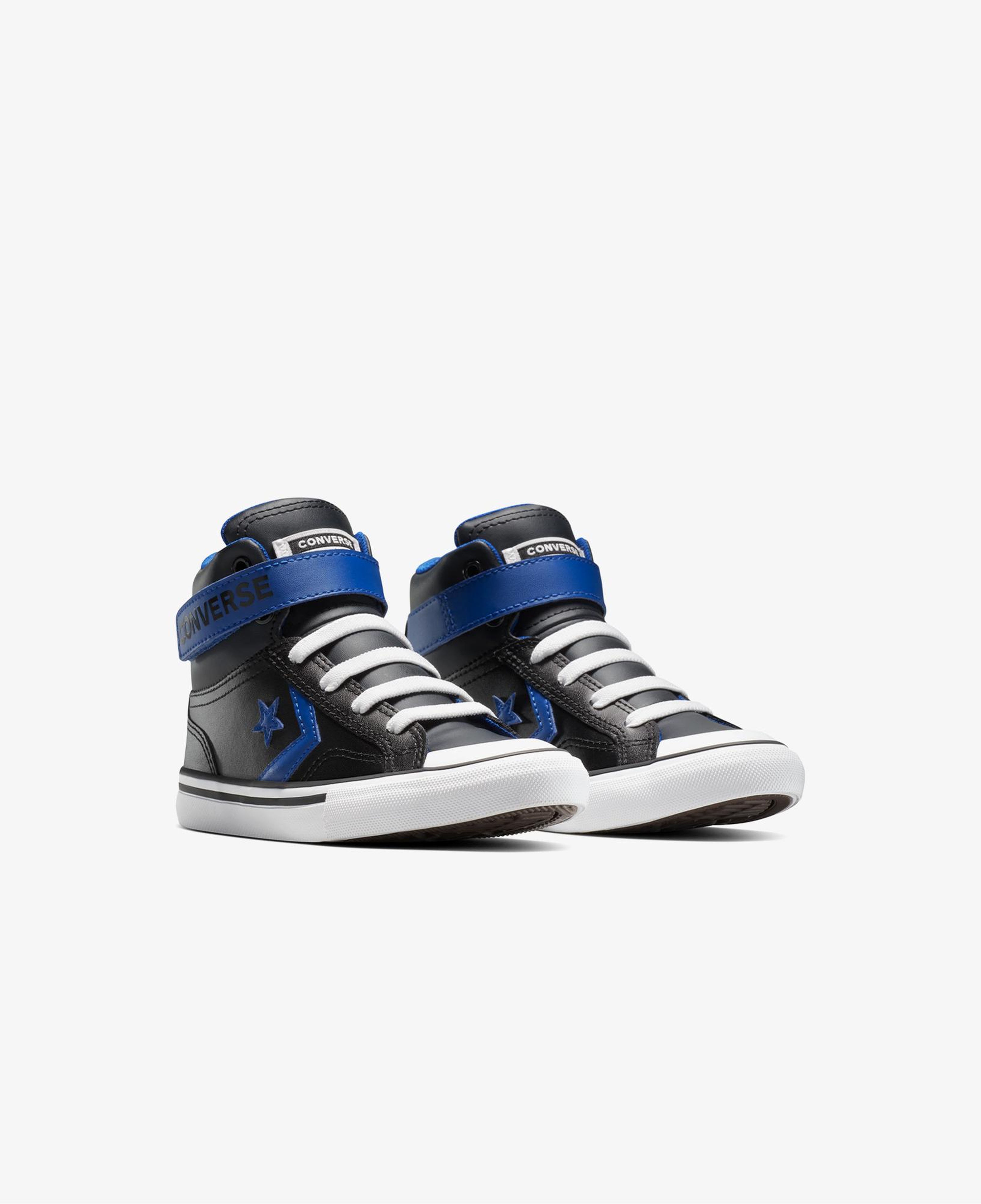 Converse Pro Blaze Strap Leather Easy On Çocuk Siyah Sneaker